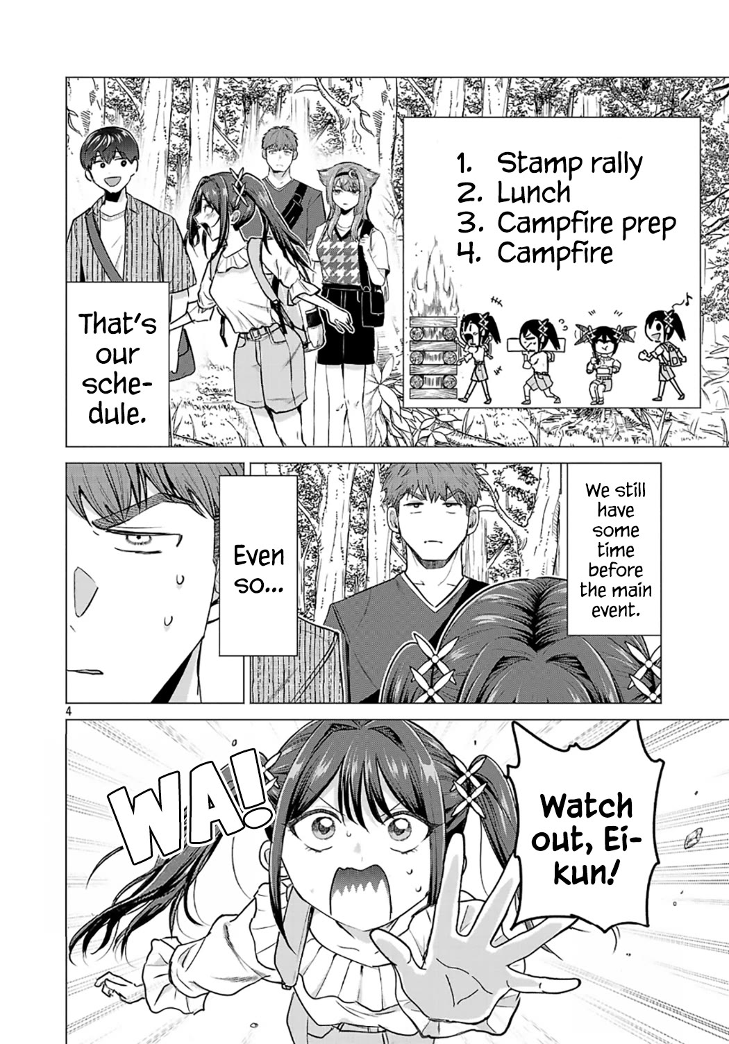 I Want the Losing Heroine to Win!! Chapter 19 page 4 - Chapter 19: I Want to Win on the School Camping Trip!