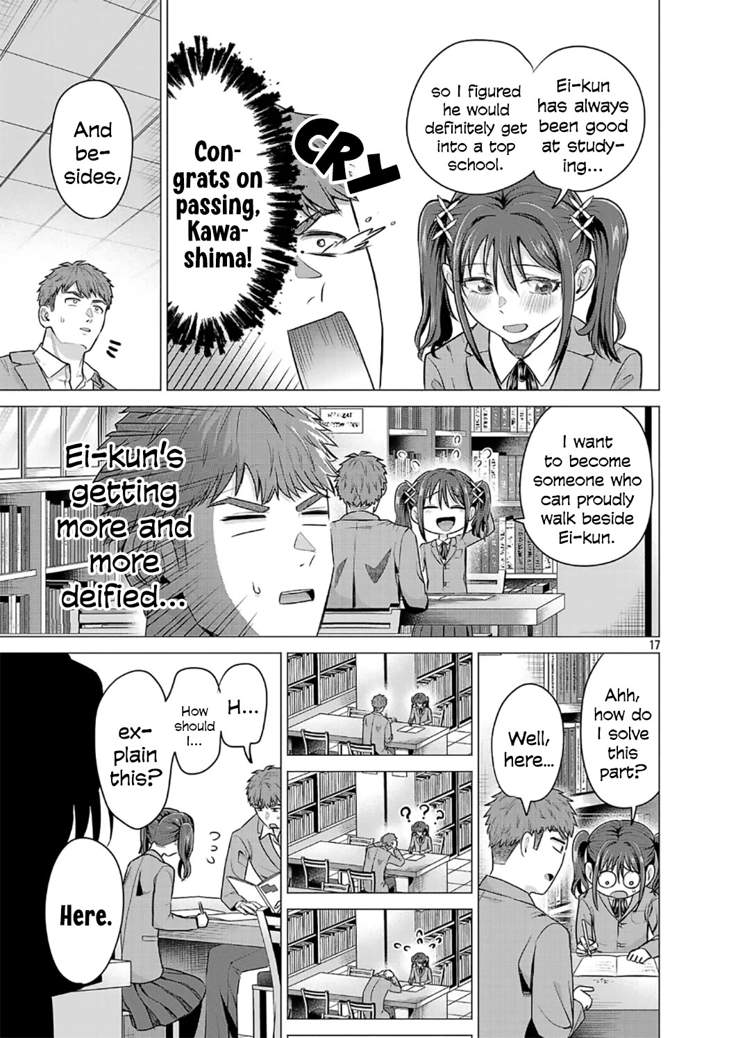 I Want the Losing Heroine to Win!! Chapter 2 page 17 - Chapter 2: I Want to Win the Seat Next to Him!