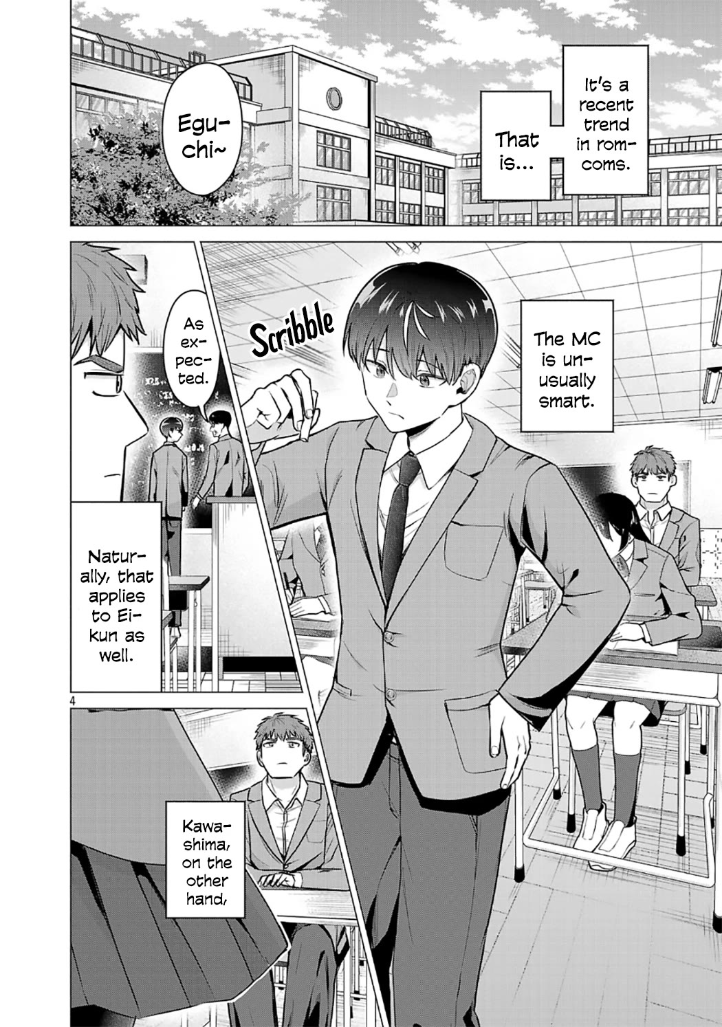 I Want the Losing Heroine to Win!! Chapter 2 page 4 - Chapter 2: I Want to Win the Seat Next to Him!