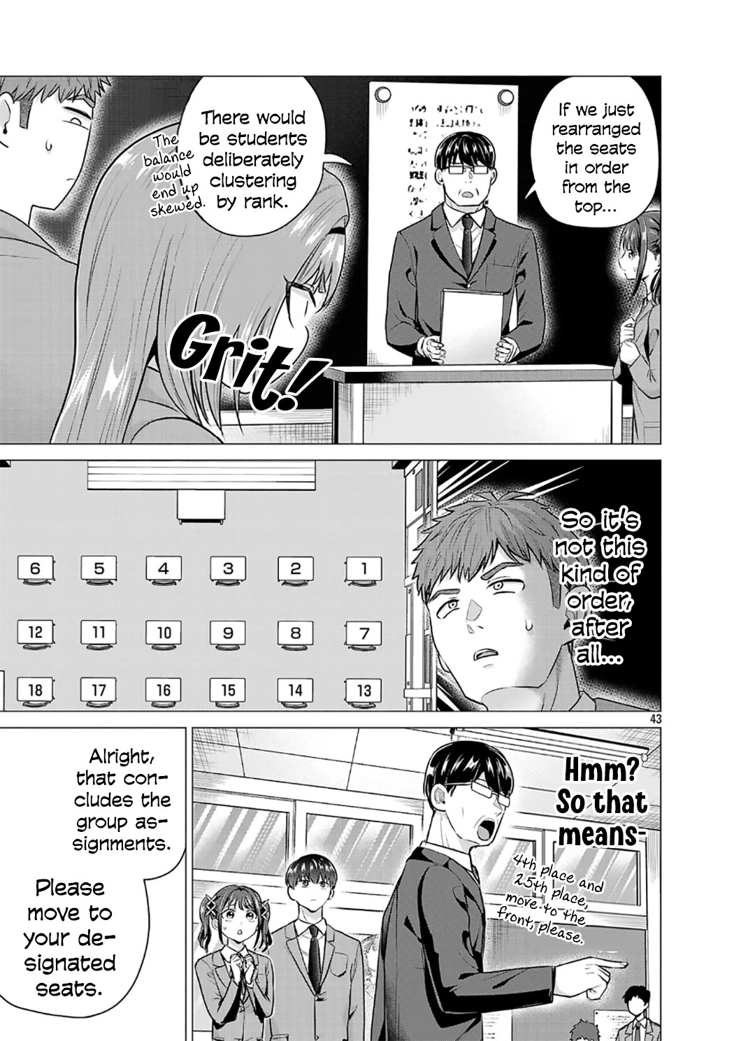 I Want the Losing Heroine to Win!! Chapter 2 page 43 - Chapter 2: I Want to Win the Seat Next to Him!