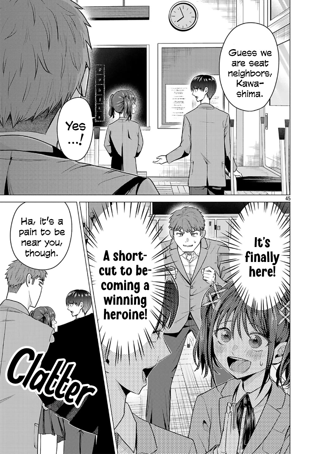 I Want the Losing Heroine to Win!! Chapter 2 page 45 - Chapter 2: I Want to Win the Seat Next to Him!