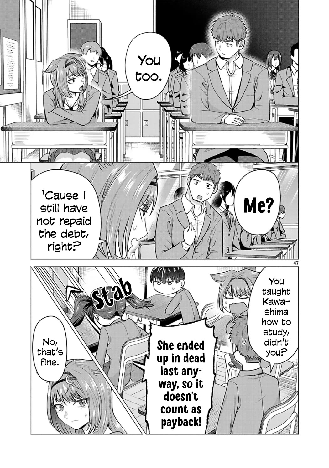 I Want the Losing Heroine to Win!! Chapter 2 page 47 - Chapter 2: I Want to Win the Seat Next to Him!