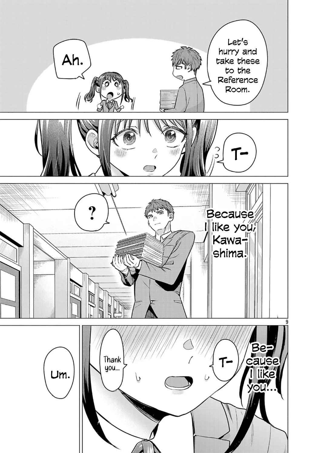 I Want the Losing Heroine to Win!! Chapter 2 page 9 - Chapter 2: I Want to Win the Seat Next to Him!