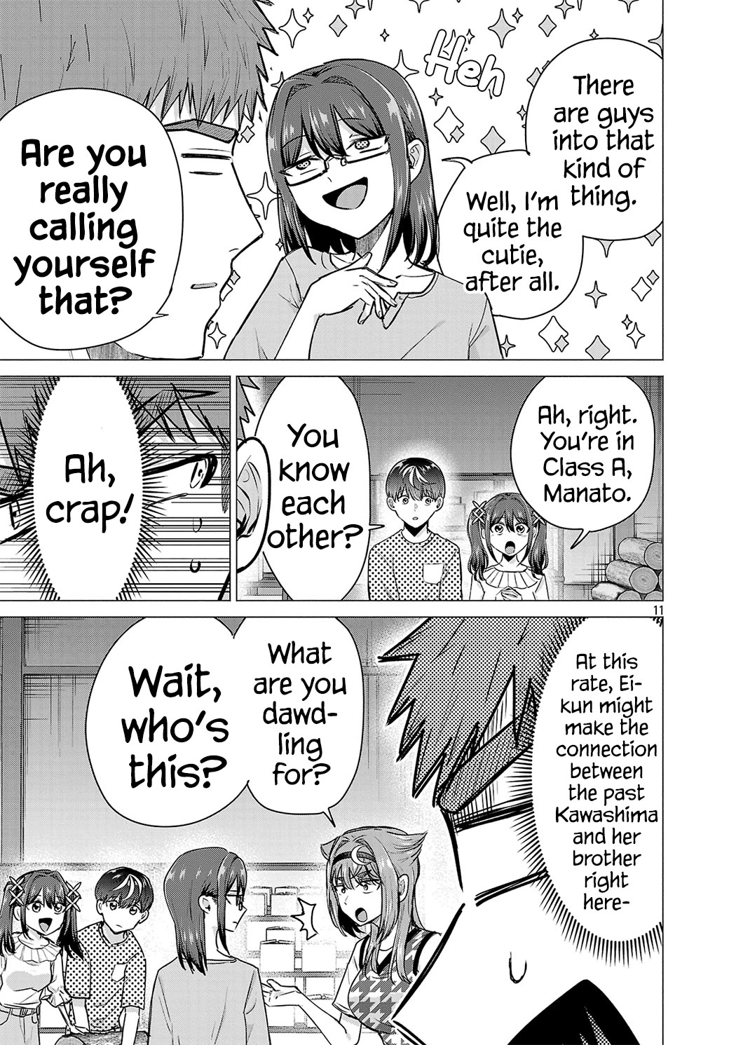 I Want the Losing Heroine to Win!! Chapter 21 page 11 - Chapter 21: Manaka Kawashima Wants to Carry!