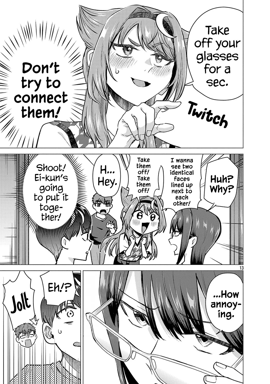 I Want the Losing Heroine to Win!! Chapter 21 page 13 - Chapter 21: Manaka Kawashima Wants to Carry!