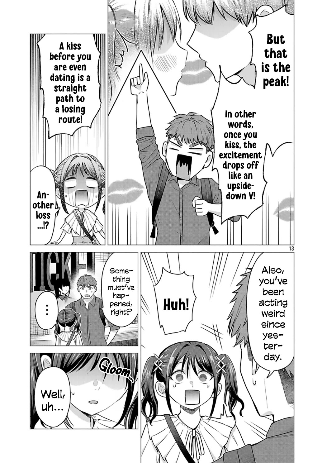 I Want the Losing Heroine to Win!! Chapter 4 page 13 - Chapter 4: Manaka Kawashima Wants to Take a Step Forward!
