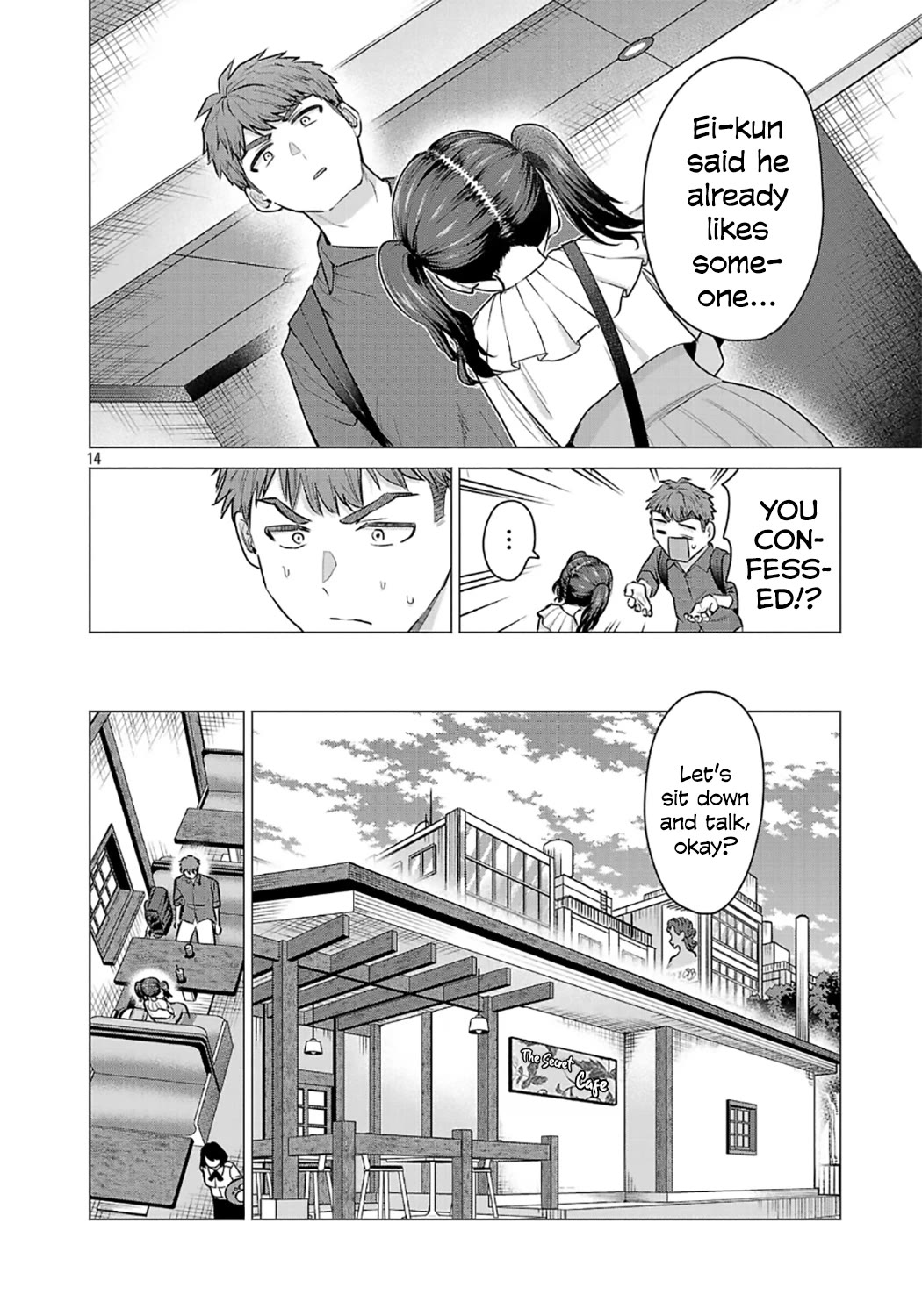 I Want the Losing Heroine to Win!! Chapter 4 page 14 - Chapter 4: Manaka Kawashima Wants to Take a Step Forward!