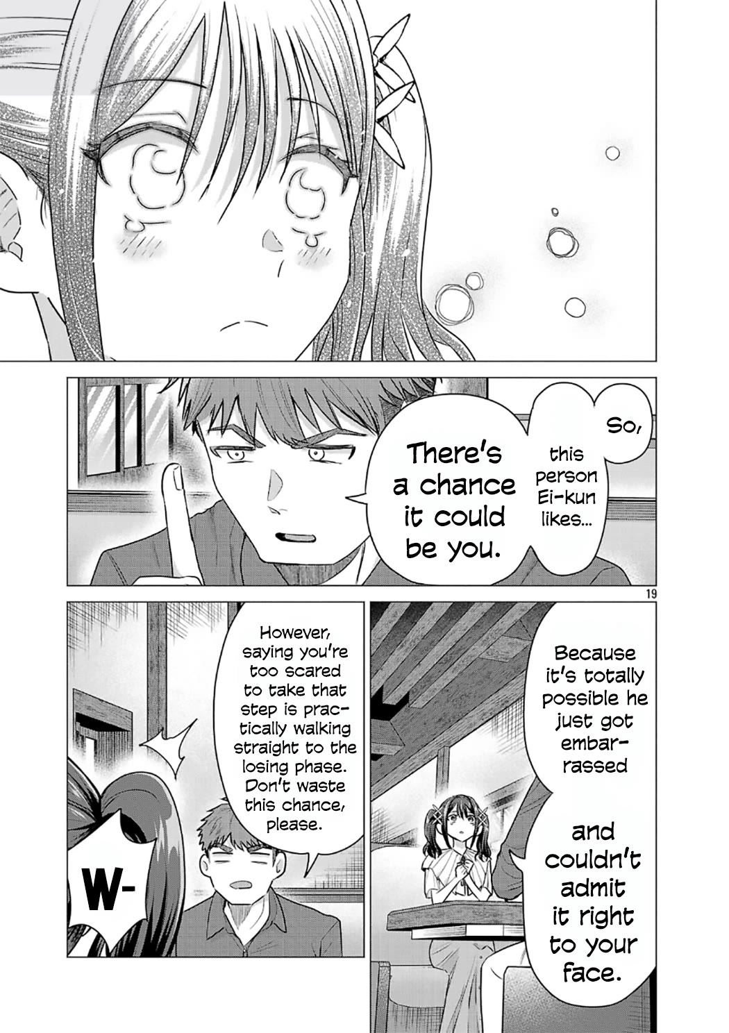 I Want the Losing Heroine to Win!! Chapter 4 page 19 - Chapter 4: Manaka Kawashima Wants to Take a Step Forward!