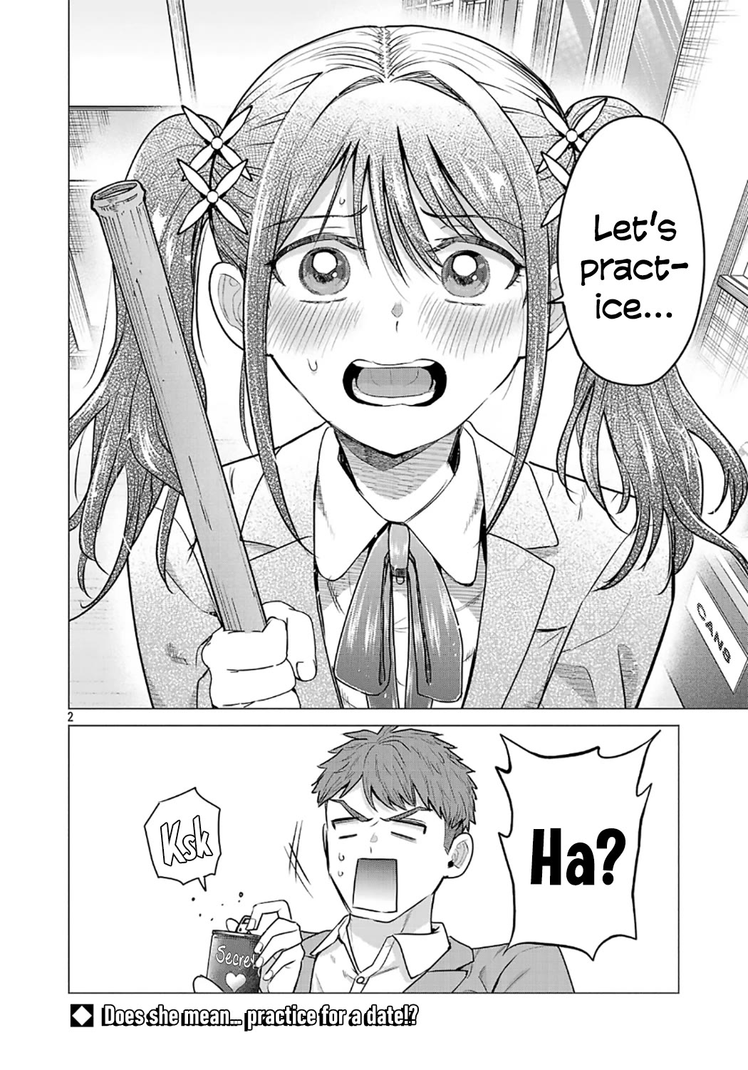 I Want the Losing Heroine to Win!! Chapter 4 page 2 - Chapter 4: Manaka Kawashima Wants to Take a Step Forward!