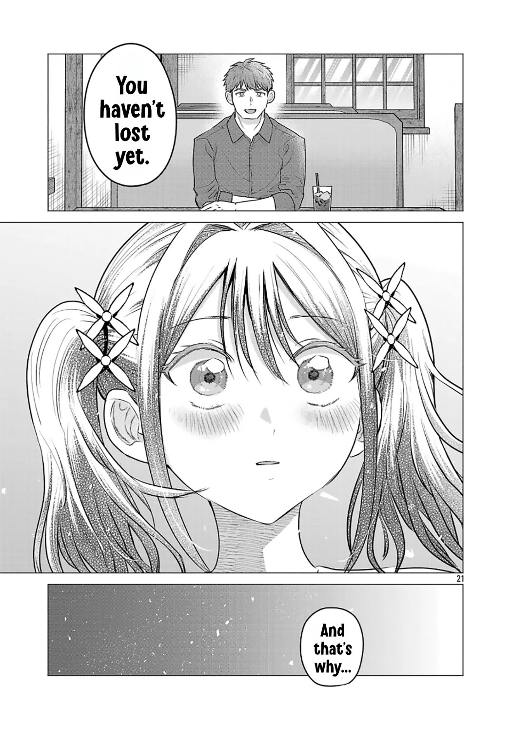 I Want the Losing Heroine to Win!! Chapter 4 page 21 - Chapter 4: Manaka Kawashima Wants to Take a Step Forward!