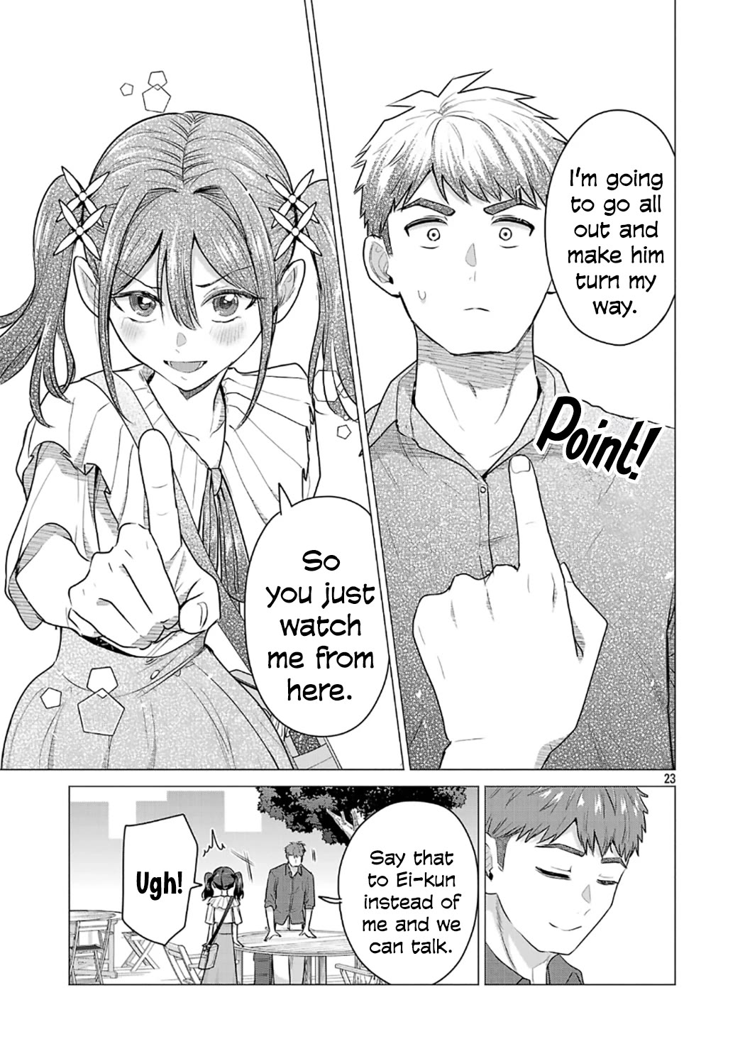 I Want the Losing Heroine to Win!! Chapter 5 page 23 - Chapter 5: Manaka Kawashima Wants to Go on a Date!