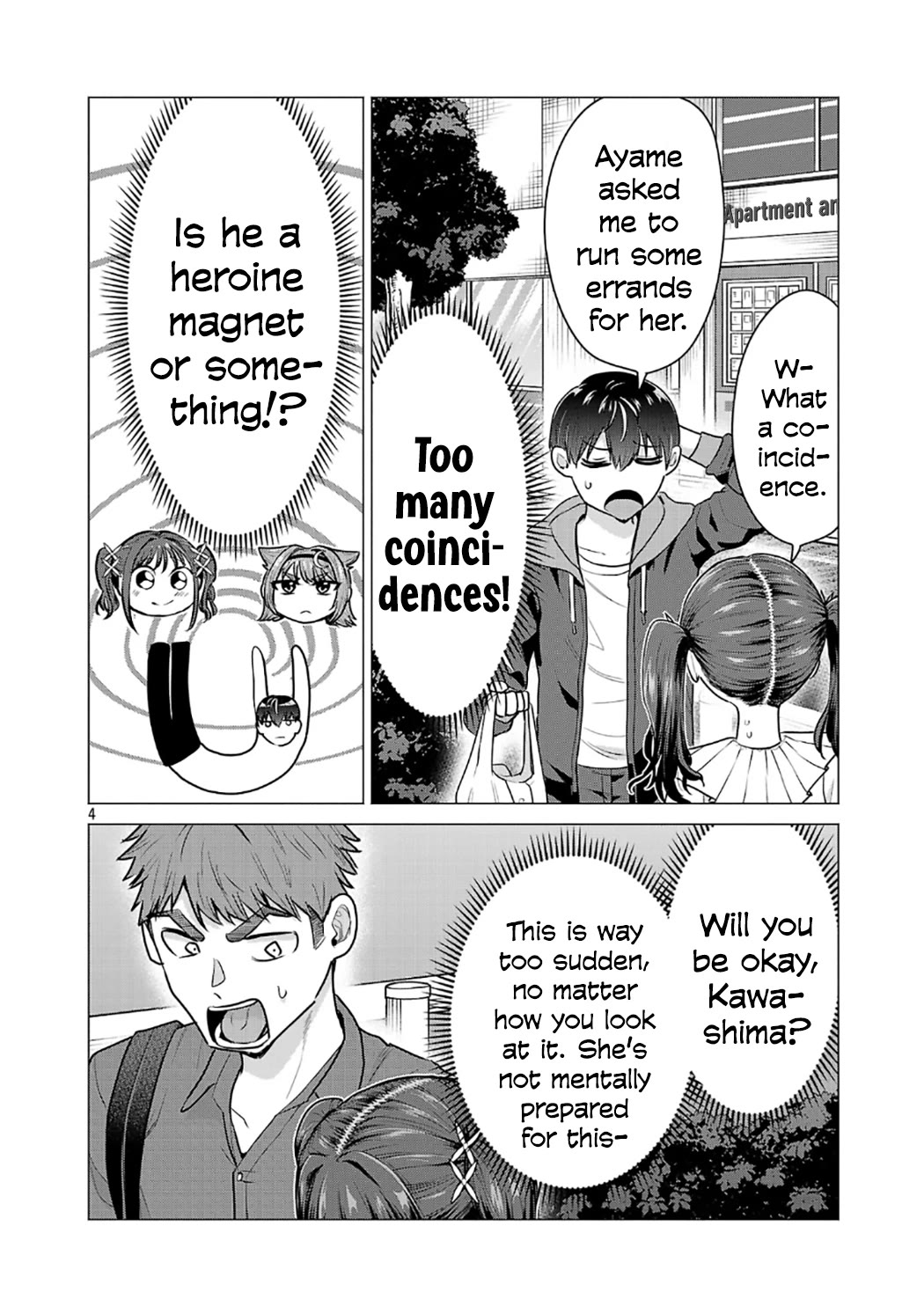 I Want the Losing Heroine to Win!! Chapter 5 page 4 - Chapter 5: Manaka Kawashima Wants to Go on a Date!