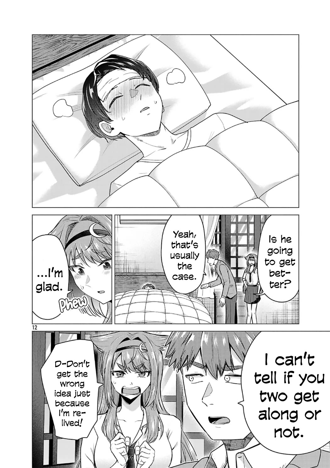 I Want the Losing Heroine to Win!! Chapter 7 page 12 - Chapter 7: I Want to Stop the Sick Visit Event!
