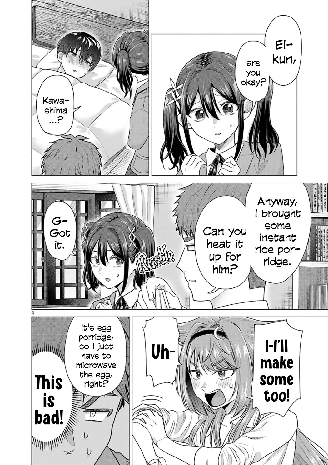 I Want the Losing Heroine to Win!! Chapter 7 page 4 - Chapter 7: I Want to Stop the Sick Visit Event!
