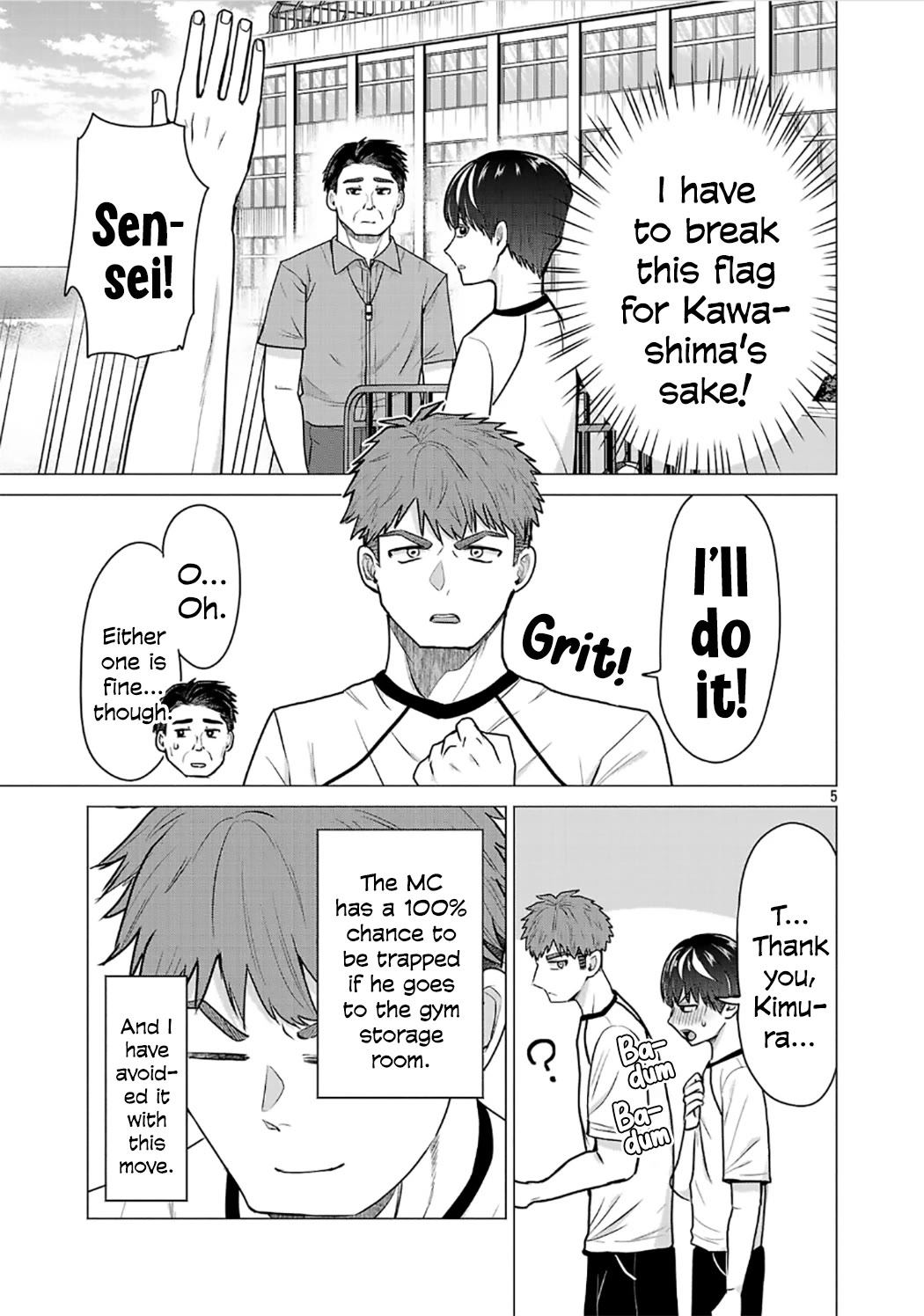I Want the Losing Heroine to Win!! Chapter 9 page 5 - Chapter 9: I Want to Escape the Gym Storage Room!