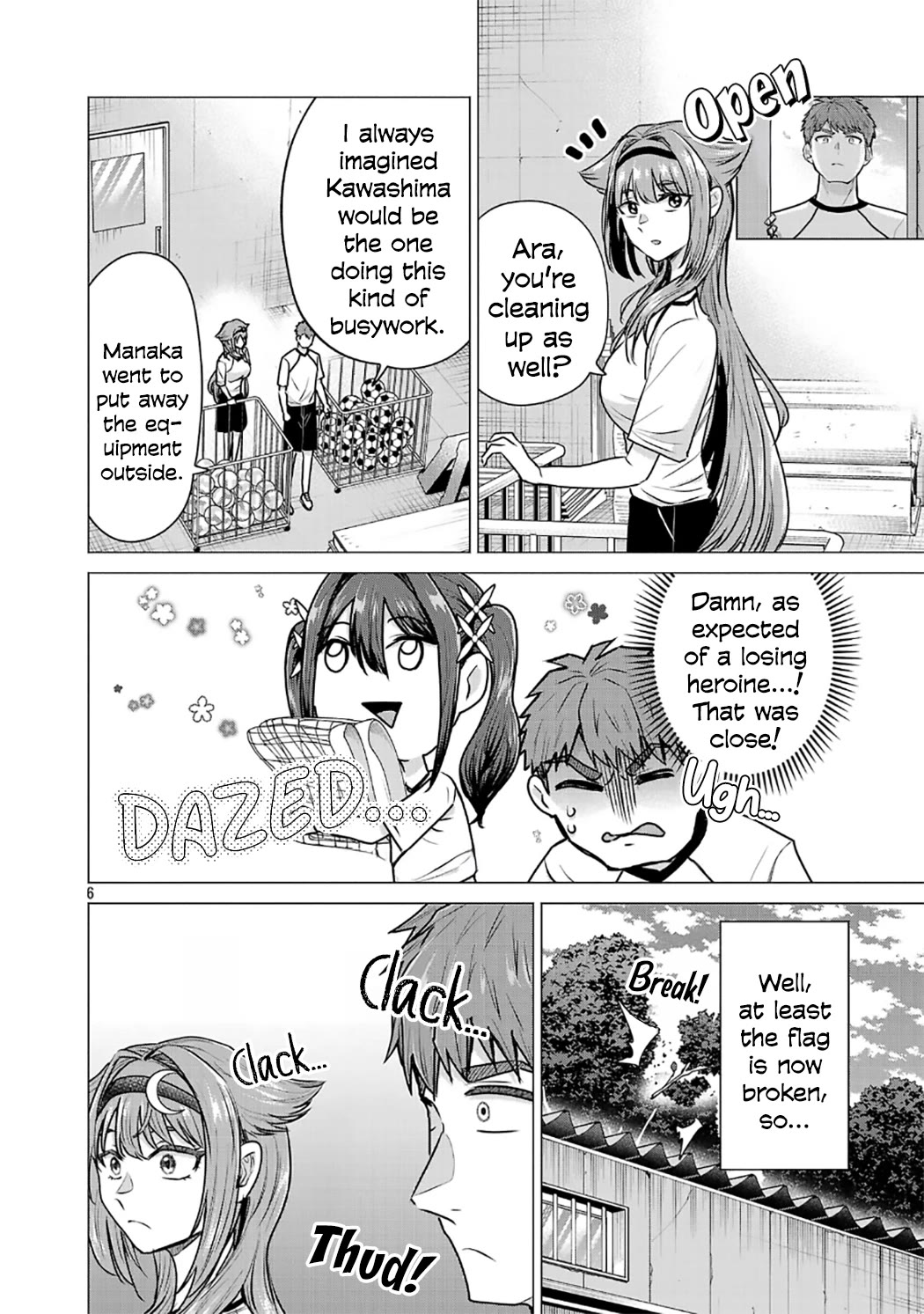 I Want the Losing Heroine to Win!! Chapter 9 page 6 - Chapter 9: I Want to Escape the Gym Storage Room!