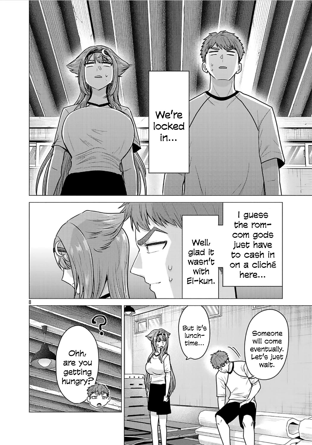 I Want the Losing Heroine to Win!! Chapter 9 page 8 - Chapter 9: I Want to Escape the Gym Storage Room!