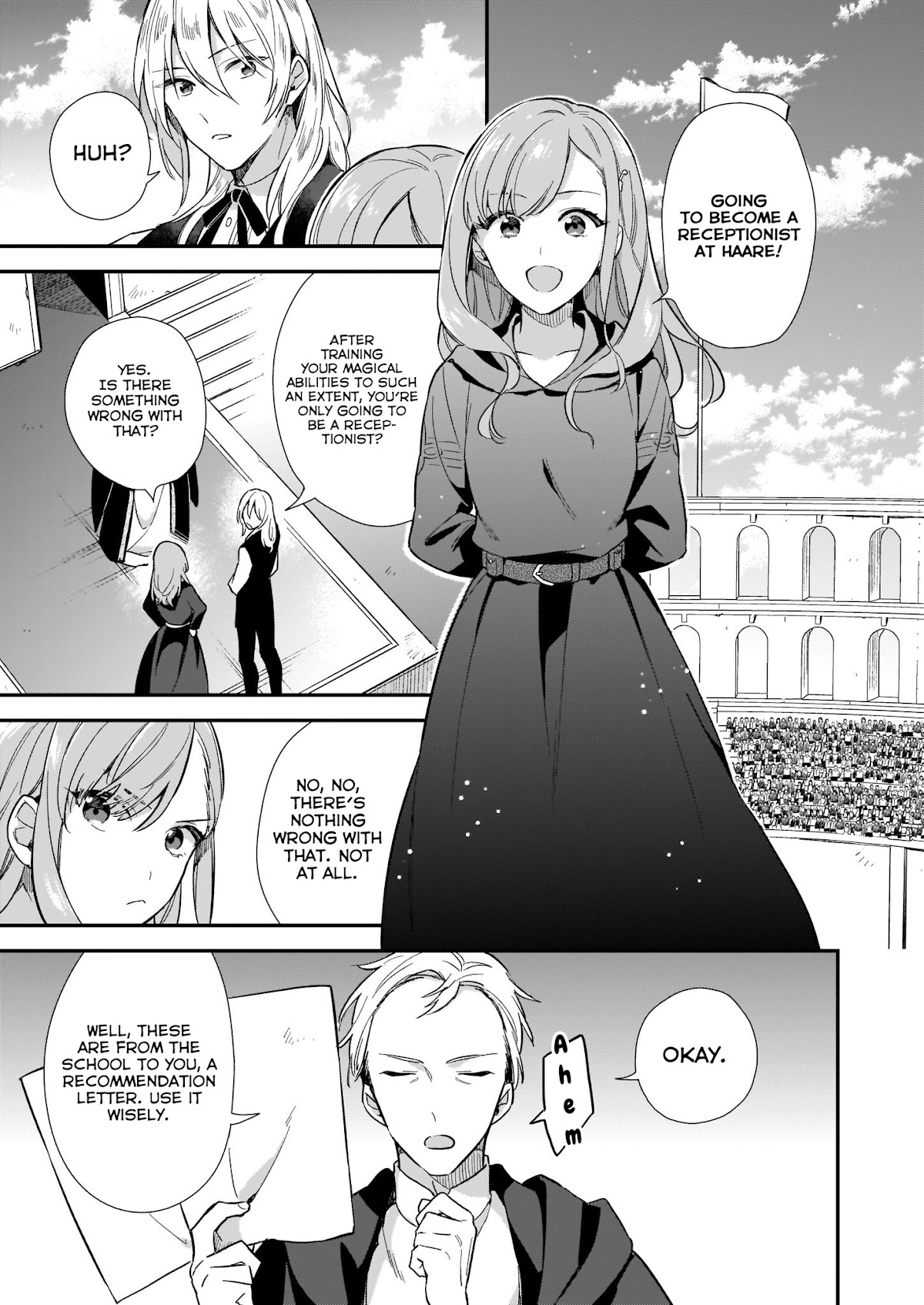 I Want to Be a Receptionist of The Magic World! Chapter 3.2 page 15 - Chapter 3.2