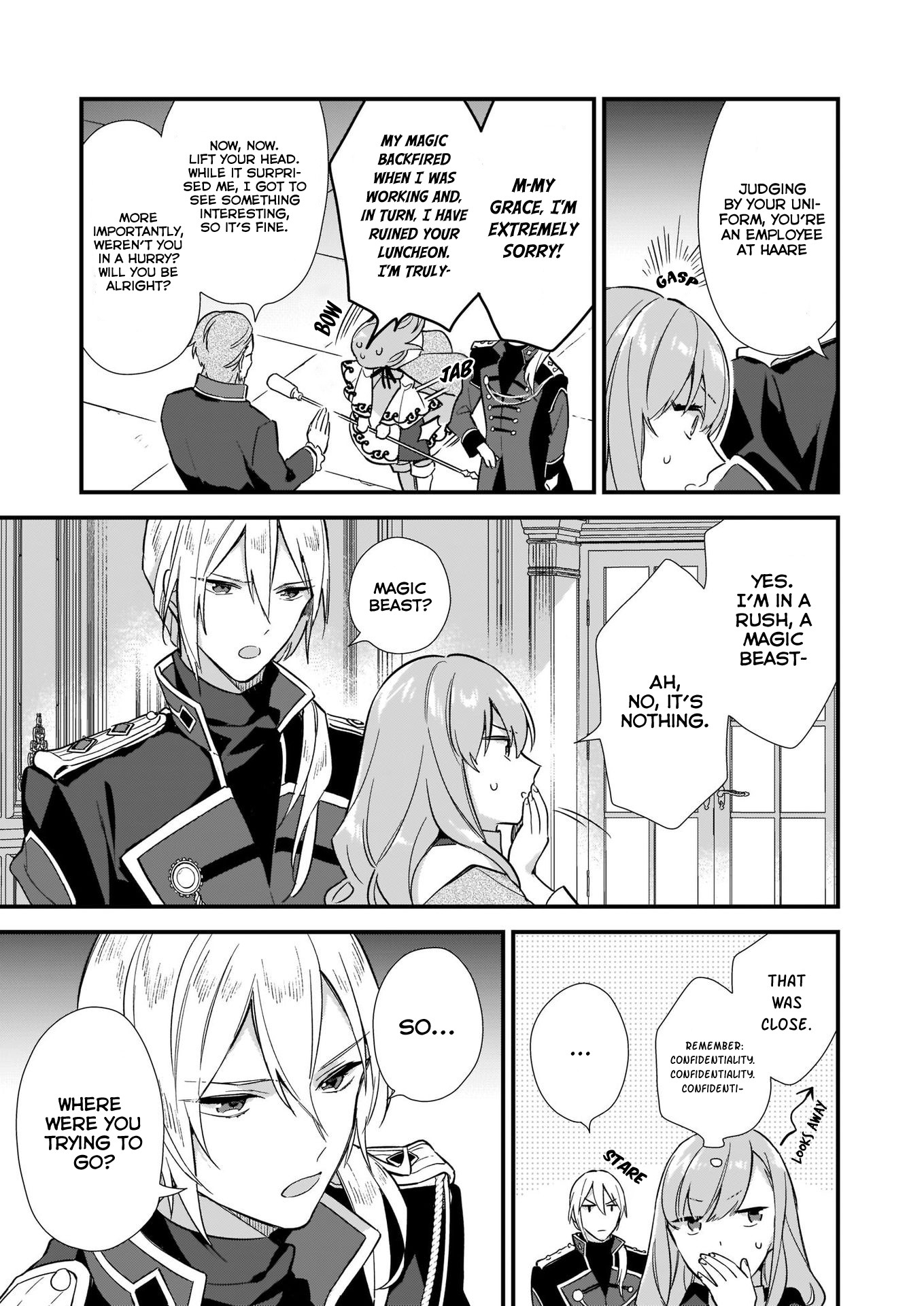 I Want to Be a Receptionist of The Magic World! Chapter 6.2 page 10 - Chapter 6.2