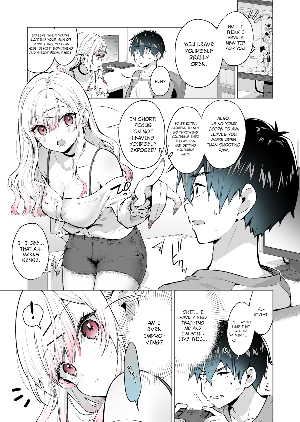 I want to be praised by a Gal Gamer! Chapter 3 page 1 - Chapter 3