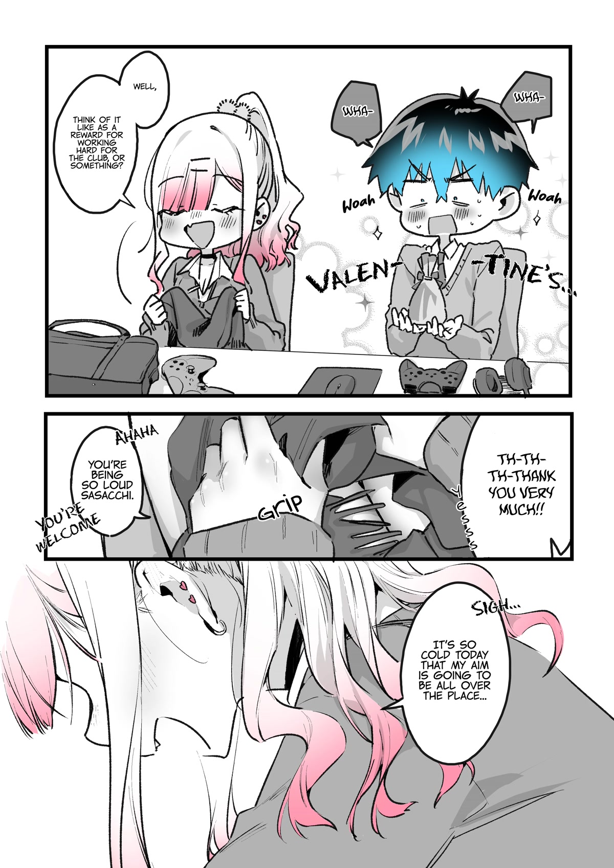 I want to be praised by a Gal Gamer! Chapter 35.1 page 2 - Chapter 35.1: Valentine's Day Special.