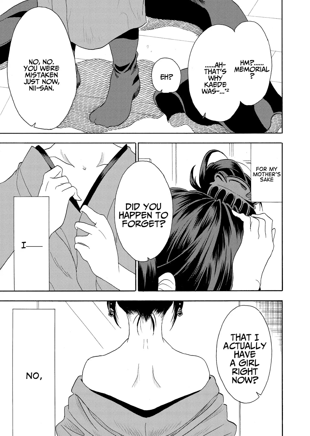 I want to cry with you on Thursday. Chapter 1 page 38 - Chapter 1: Kaoru and Kaede