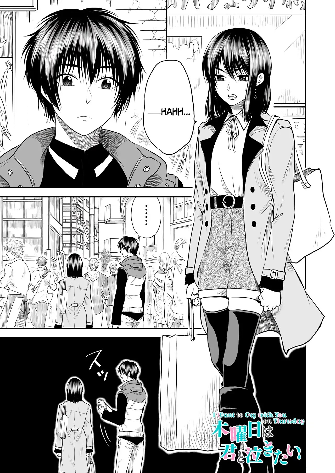 I want to cry with you on Thursday. Chapter 10 page 1 - Chapter 10: Alternate's Shoes