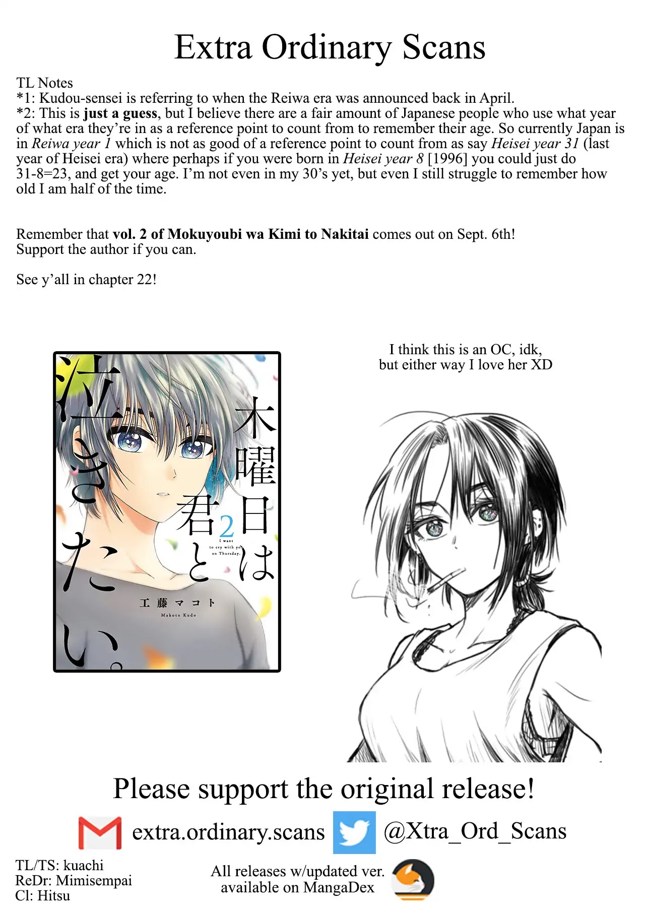 I want to cry with you on Thursday. Chapter 21 page 14 - Chapter 21: Truth