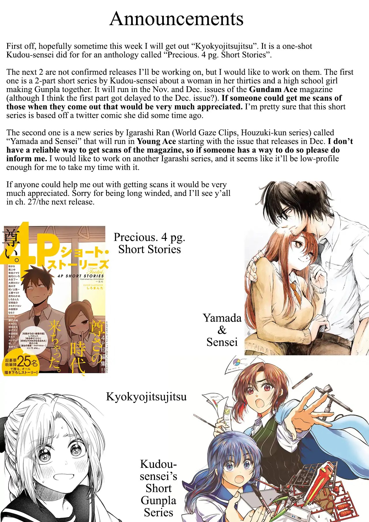 I want to cry with you on Thursday. Chapter 26 page 15 - Chapter 26: Things Changing Bit by Bit