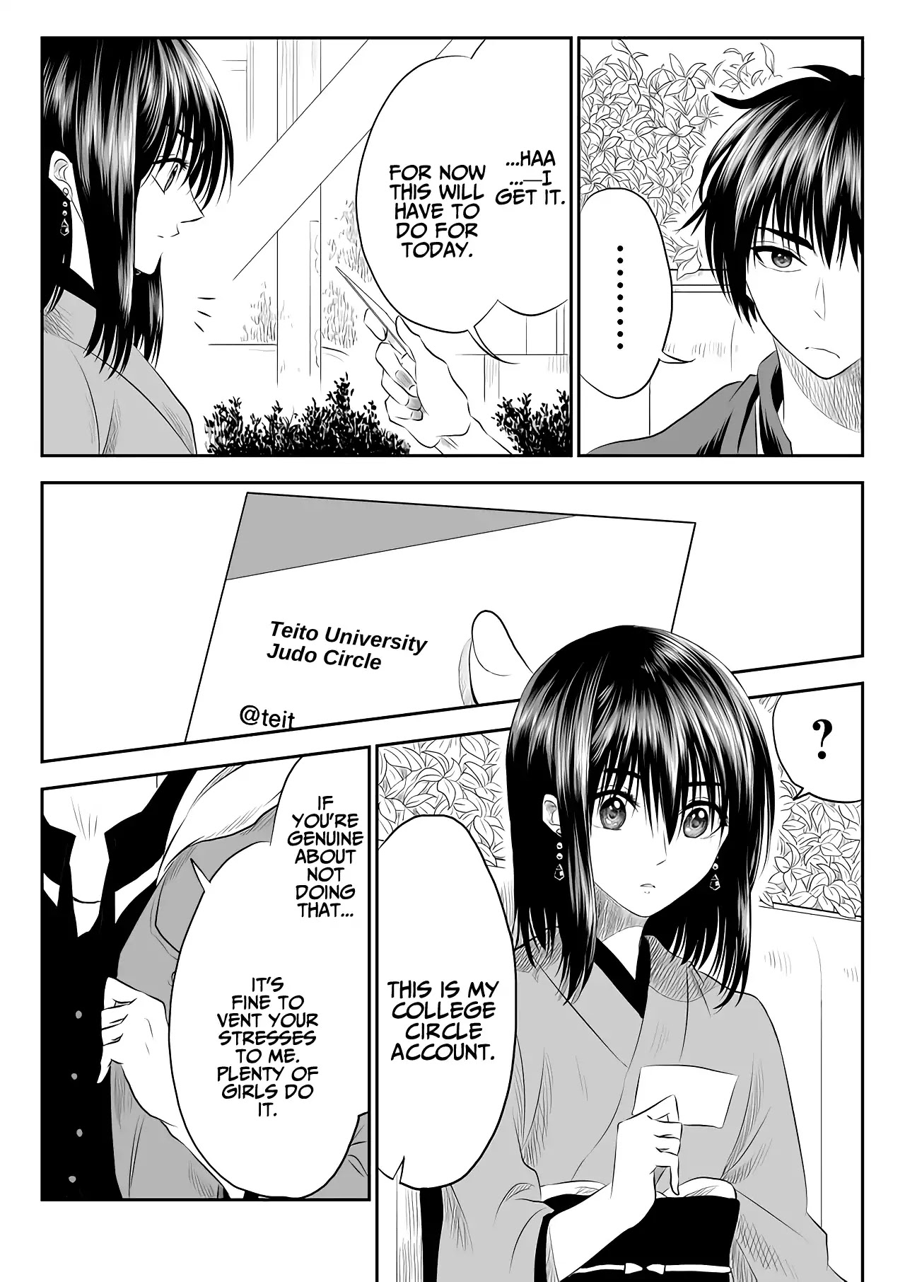 I want to cry with you on Thursday. Chapter 3 page 5 - Chapter 3: What the Hell is with You?