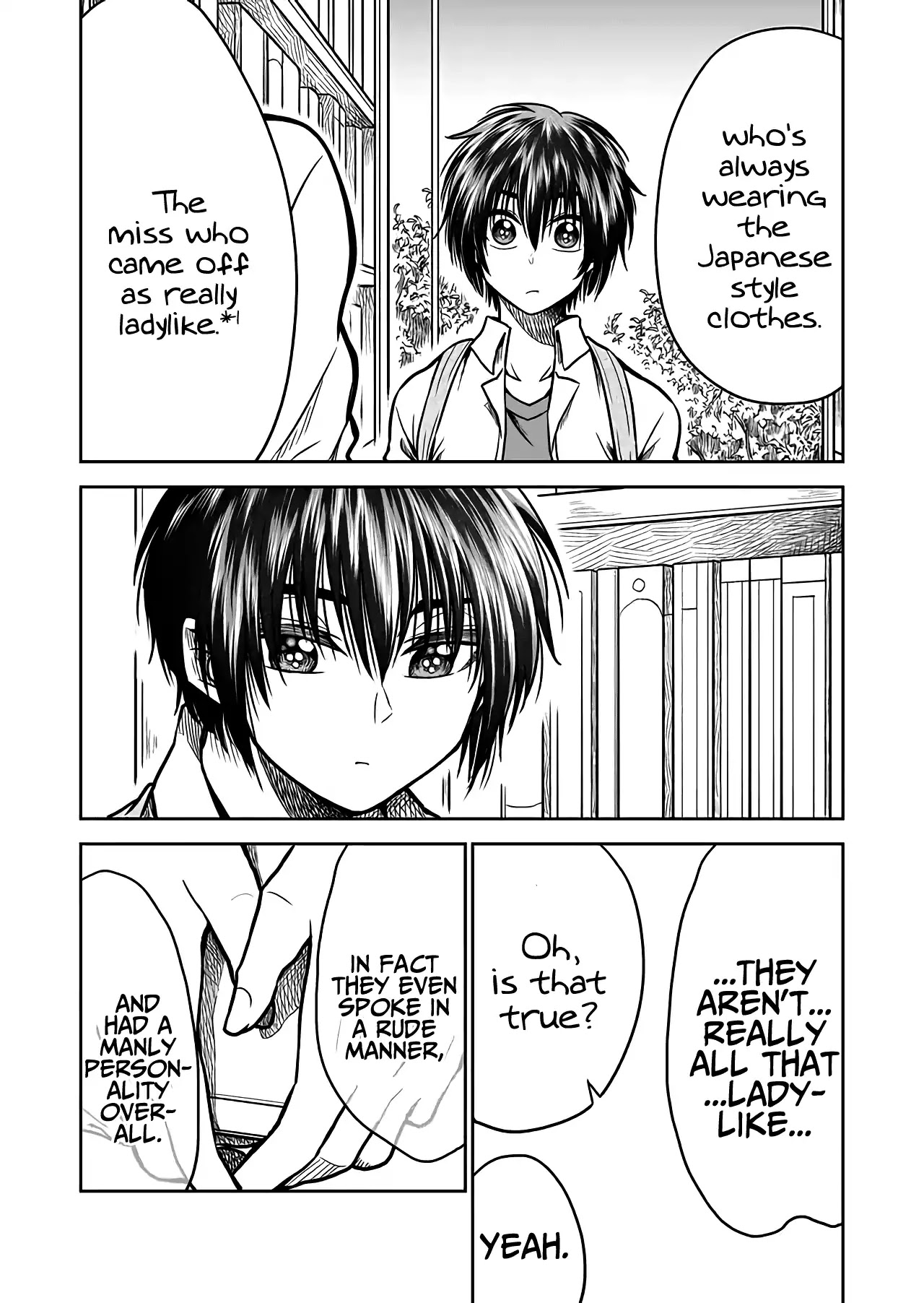 I want to cry with you on Thursday. Chapter 30 page 5 - Chapter 30: The One Person I Want to See