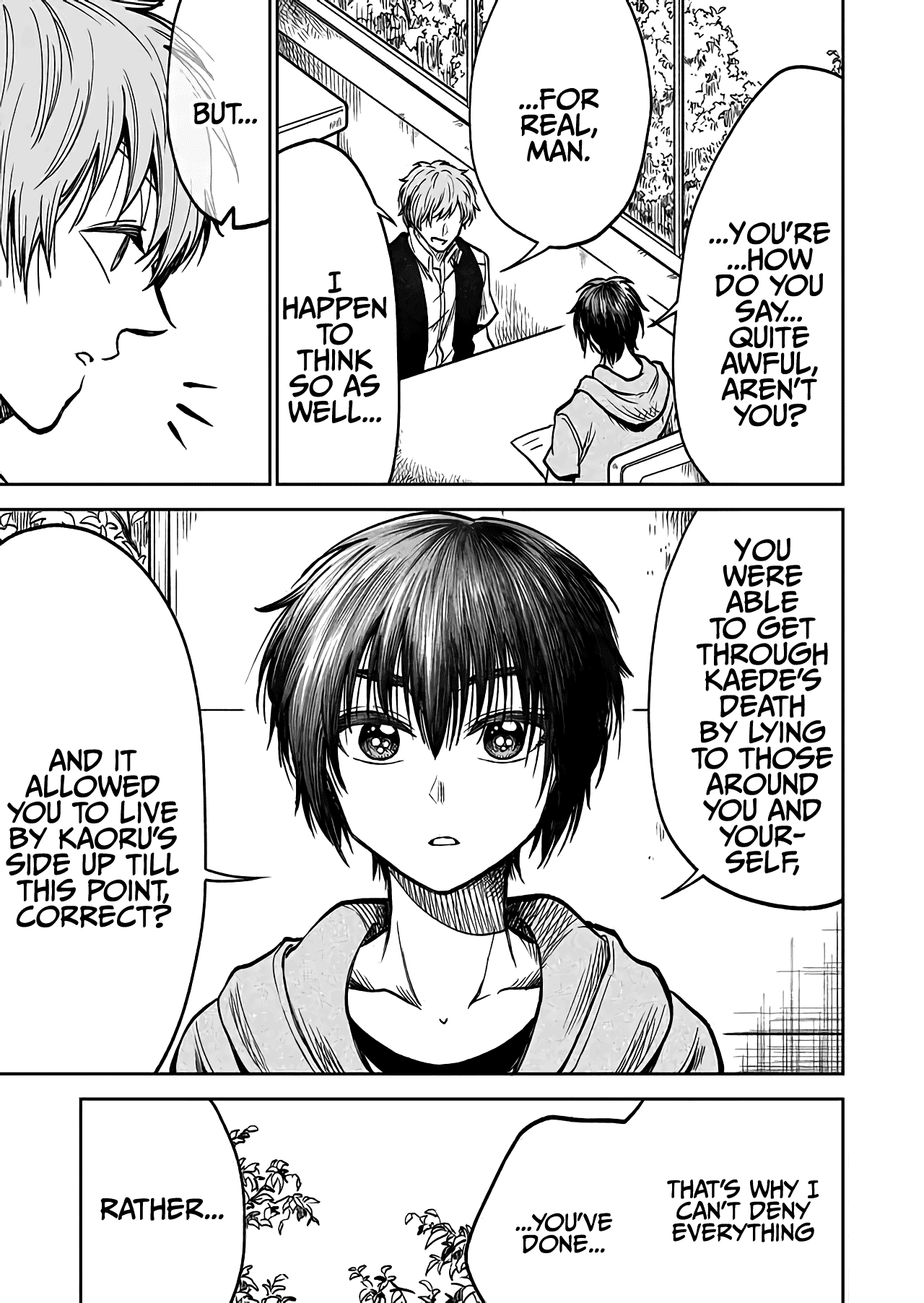 I want to cry with you on Thursday. Chapter 31 page 13 - Chapter 31: After the Rain Comes Clear Skies