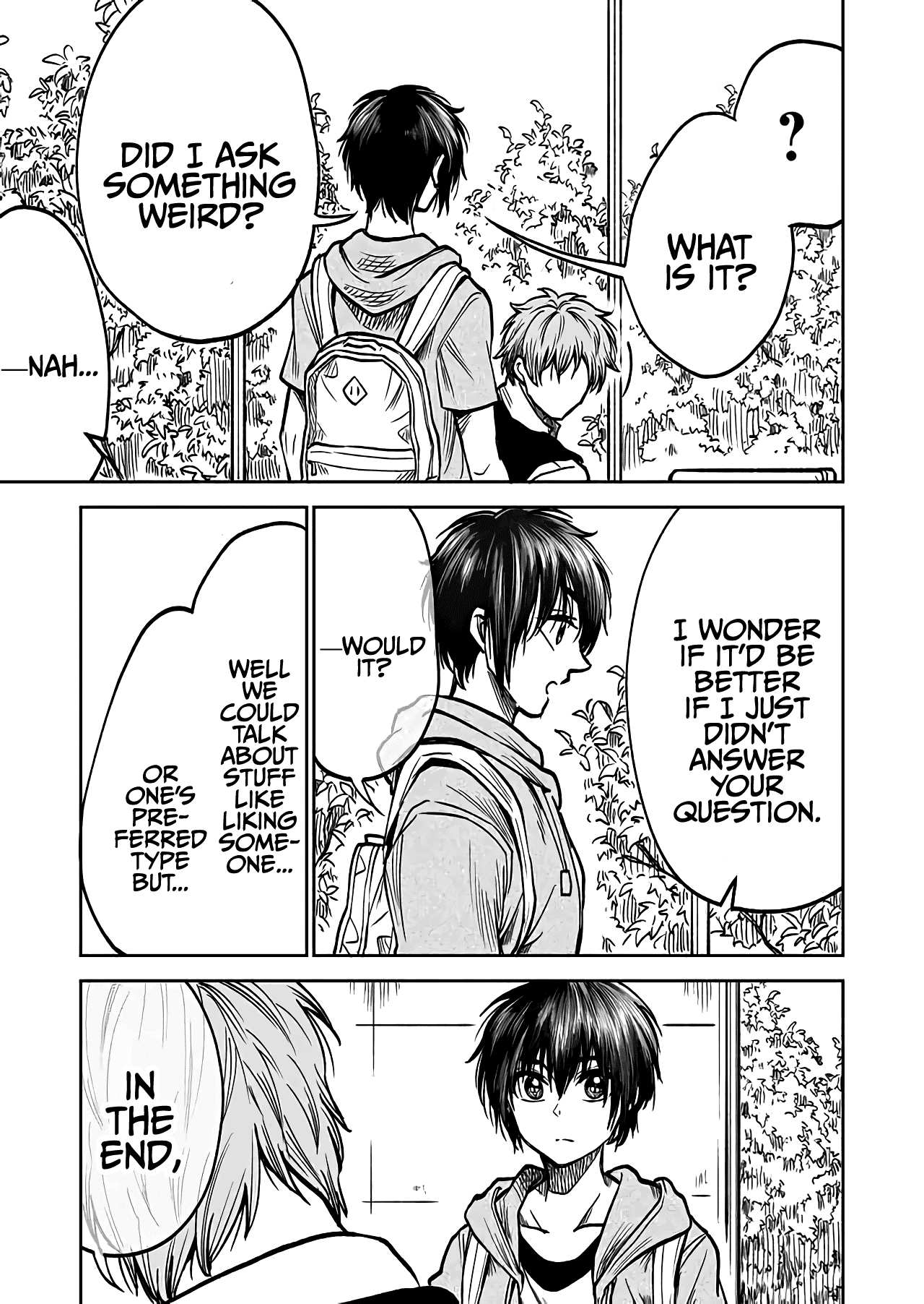 I want to cry with you on Thursday. Chapter 31 page 19 - Chapter 31: After the Rain Comes Clear Skies