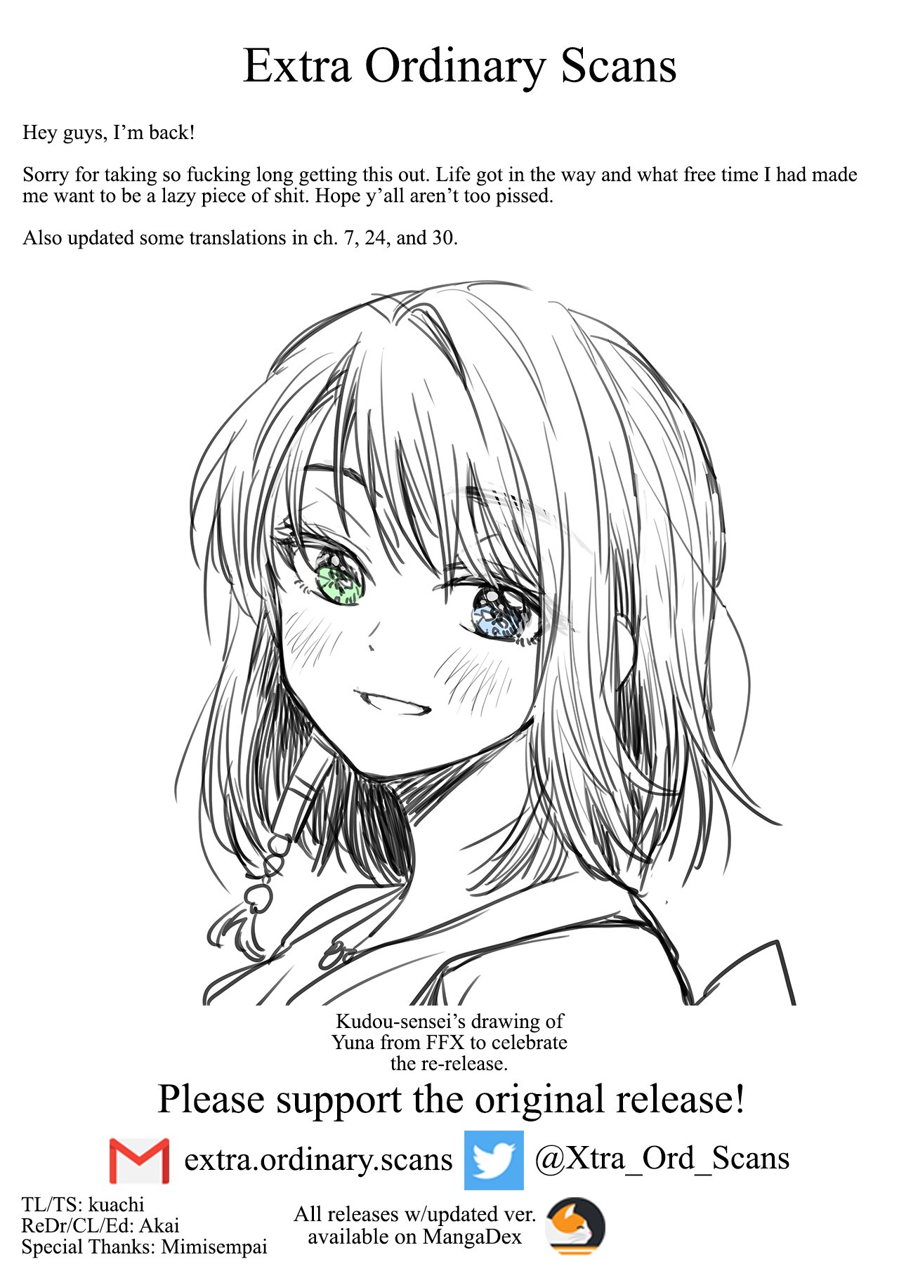 I want to cry with you on Thursday. Chapter 31 page 23 - Chapter 31: After the Rain Comes Clear Skies