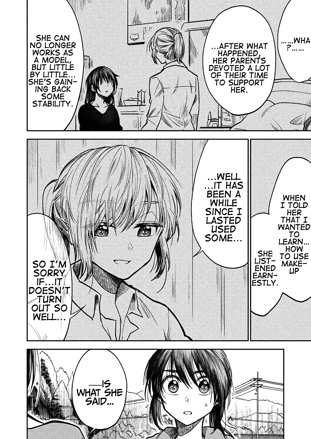 I want to cry with you on Thursday. Chapter 32 page 14 - Chapter 32: Kaoru and Chiaki [END]