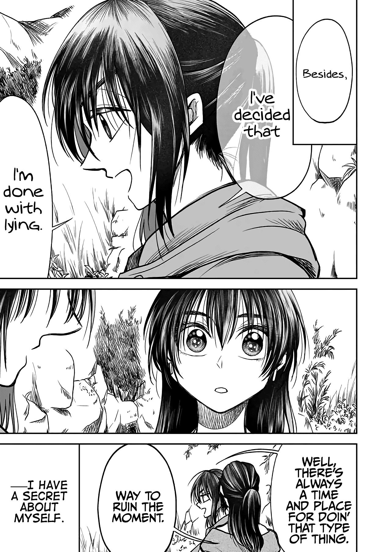 I want to cry with you on Thursday. Chapter 32 page 19 - Chapter 32: Kaoru and Chiaki [END]