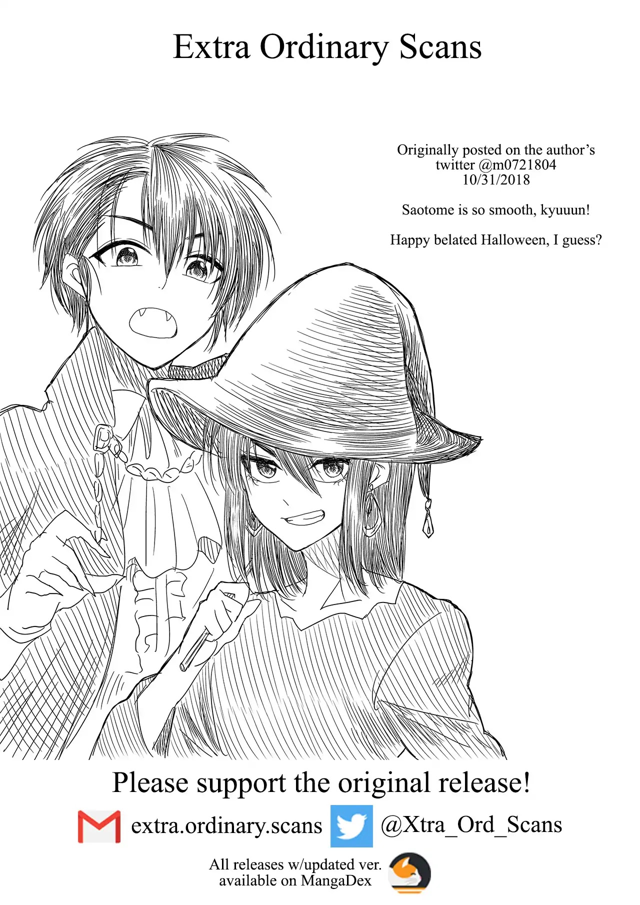 I want to cry with you on Thursday. Chapter 9.5 page 3 - Chapter 9.5: Happy Halloween