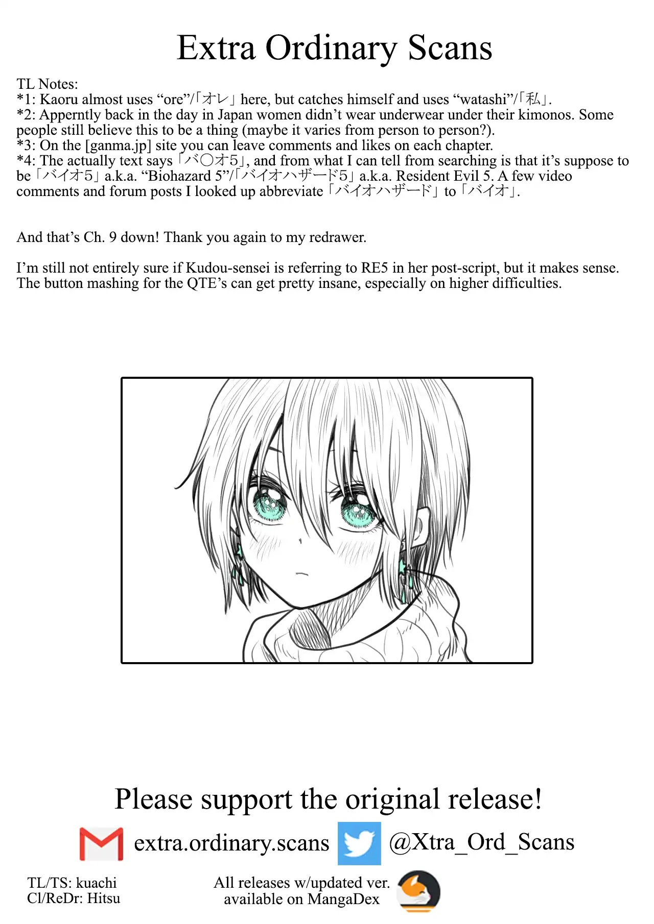 I want to cry with you on Thursday. Chapter 9 page 18 - Chapter 9: Fragile Lies