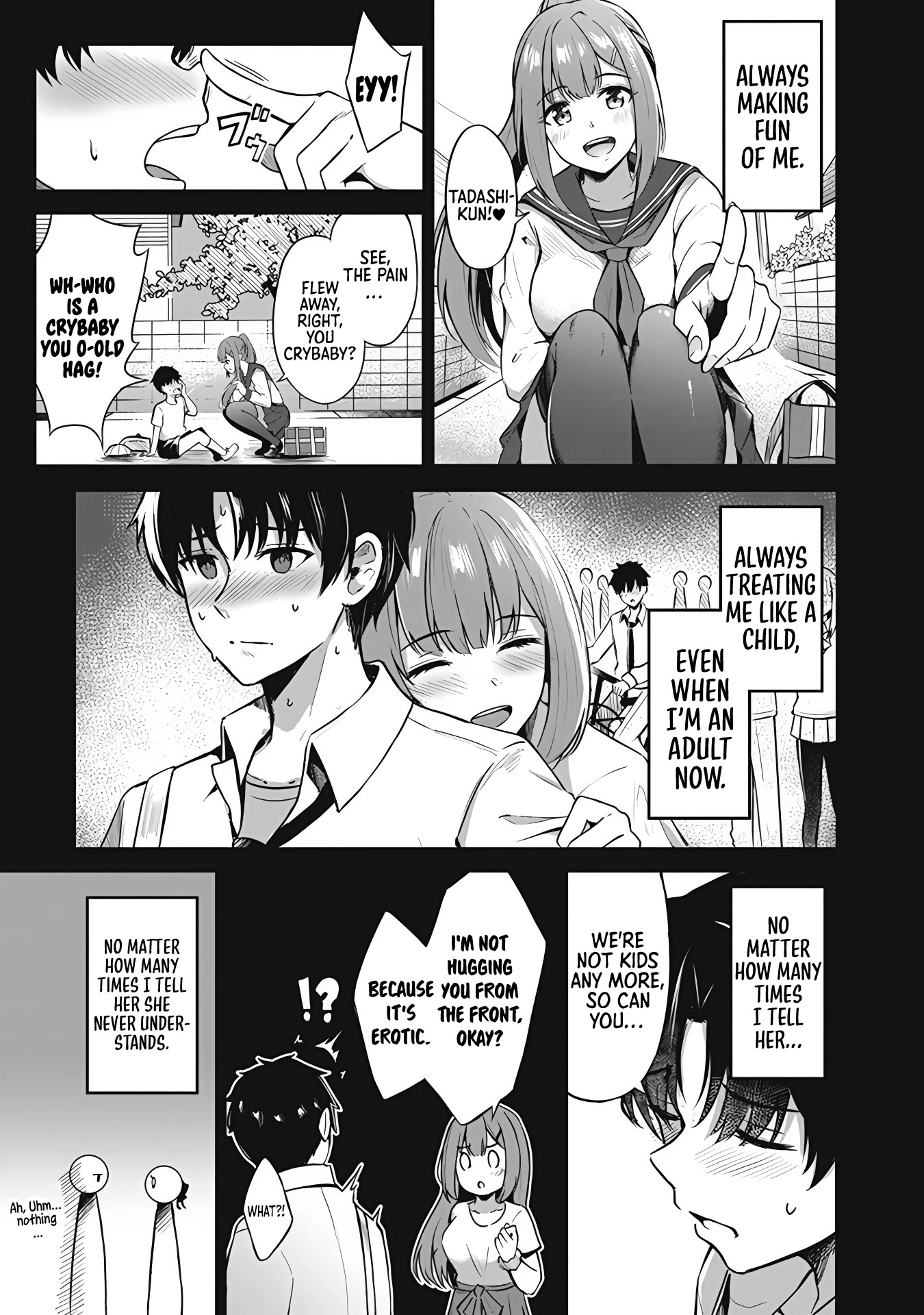 I Want to Do All Sorts of Things with Those Plump Titties! Anthology Comic Chapter 1.6 page 4 - Vol.1 Chapter 6: My Older Childhood Friend - Konka