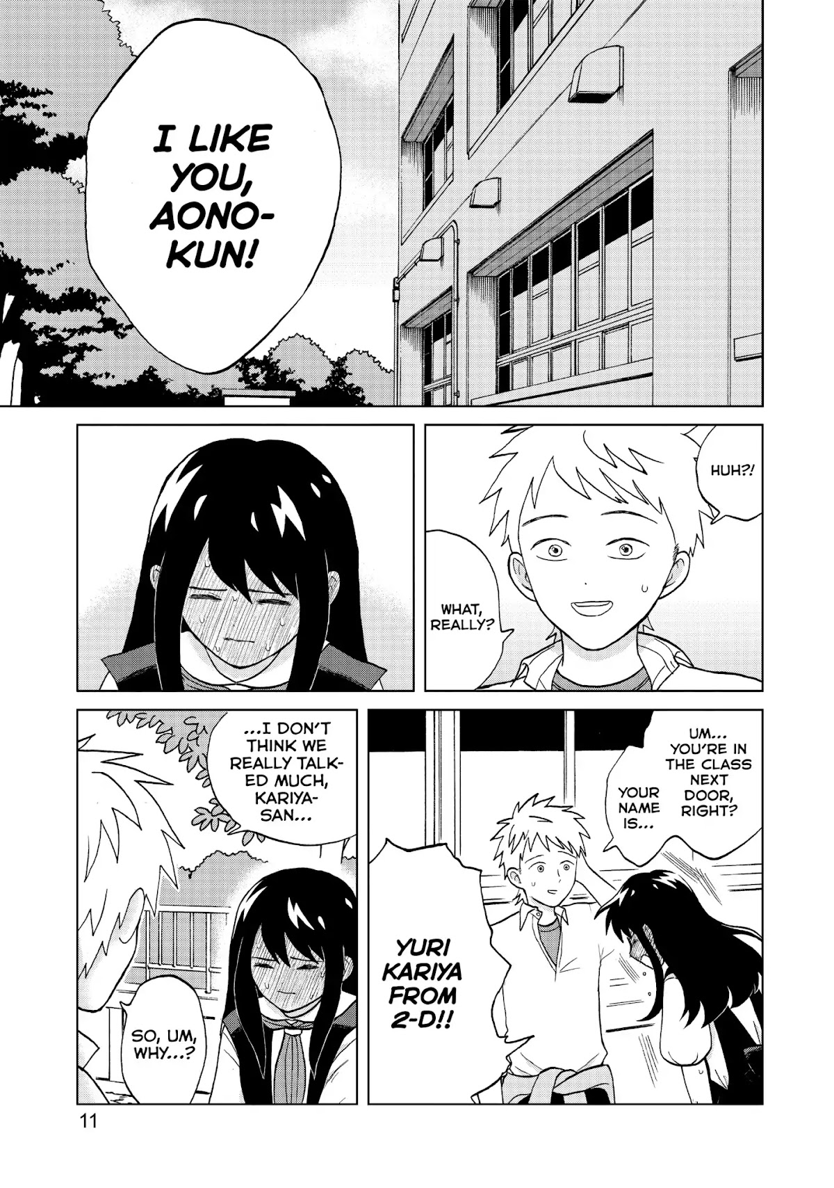I Want to Hold Aono-kun so Badly I Could Die Chapter 1 page 11 - Chapter 1: My First Boyfriend