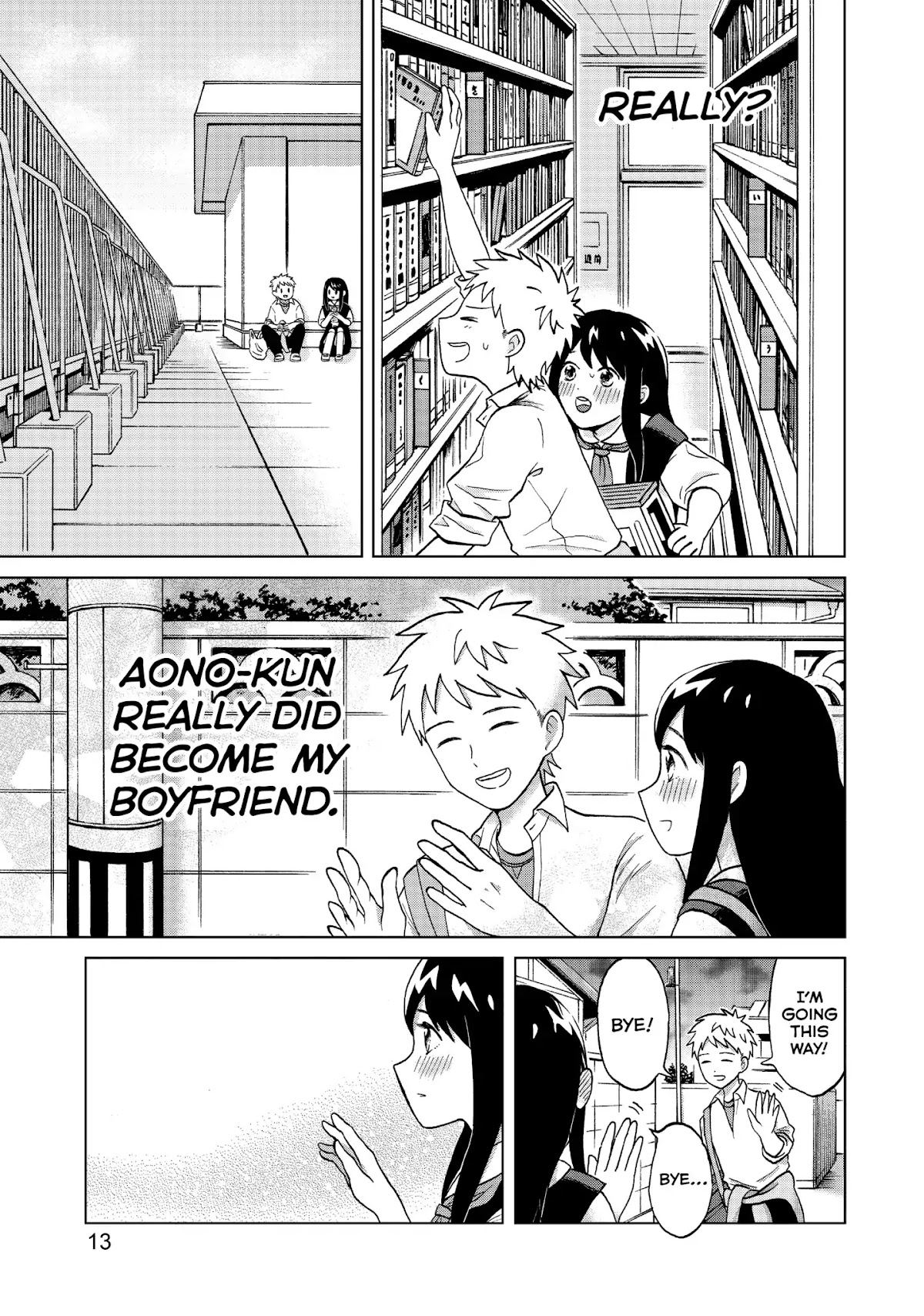 I Want to Hold Aono-kun so Badly I Could Die Chapter 1 page 13 - Chapter 1: My First Boyfriend