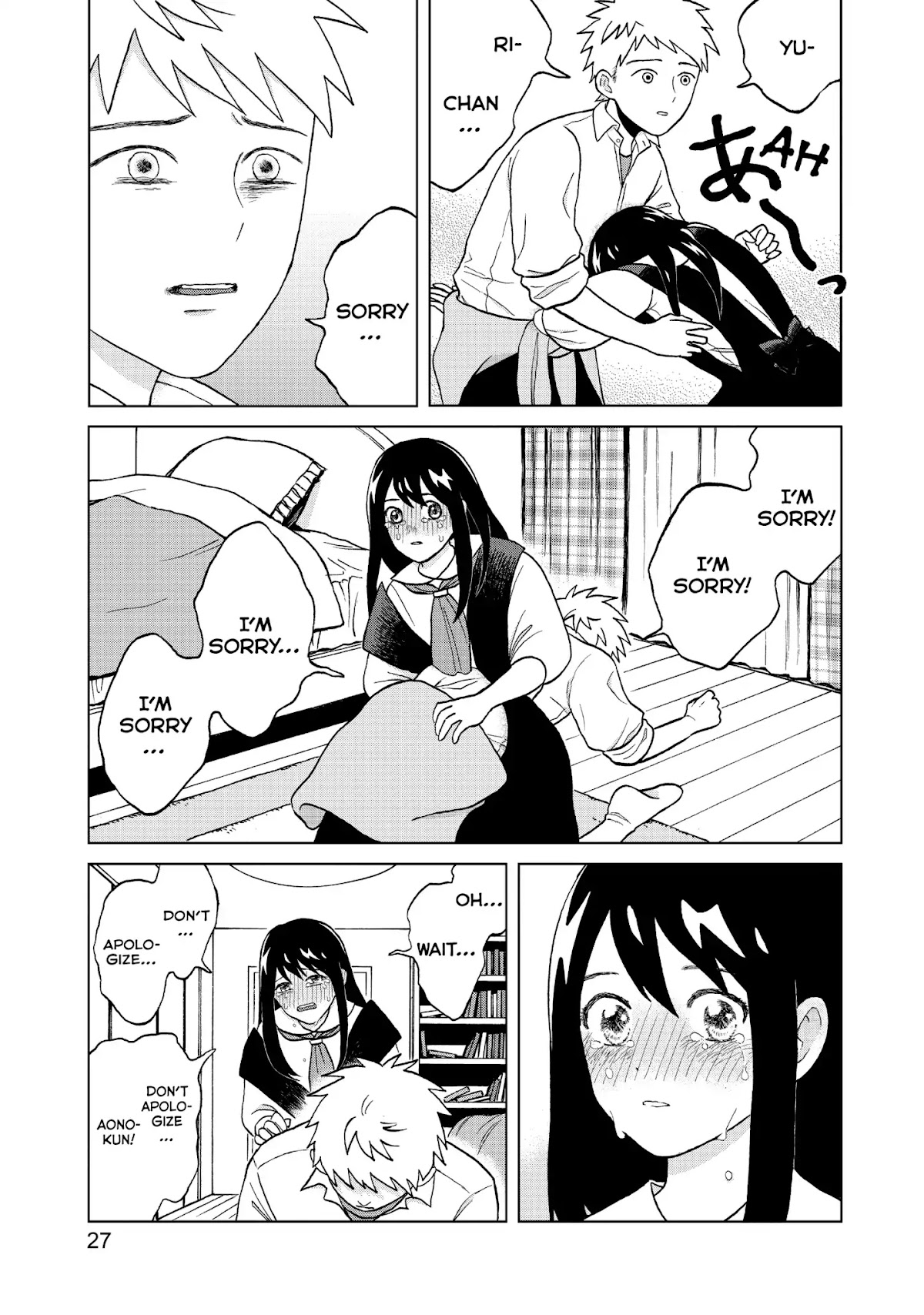 I Want to Hold Aono-kun so Badly I Could Die Chapter 1 page 27 - Chapter 1: My First Boyfriend