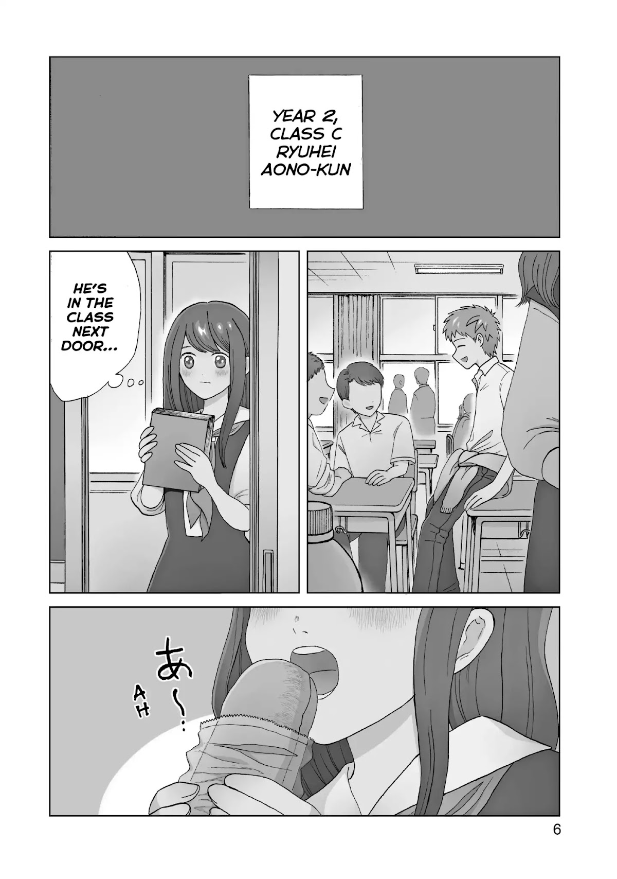 I Want to Hold Aono-kun so Badly I Could Die Chapter 1 page 6 - Chapter 1: My First Boyfriend