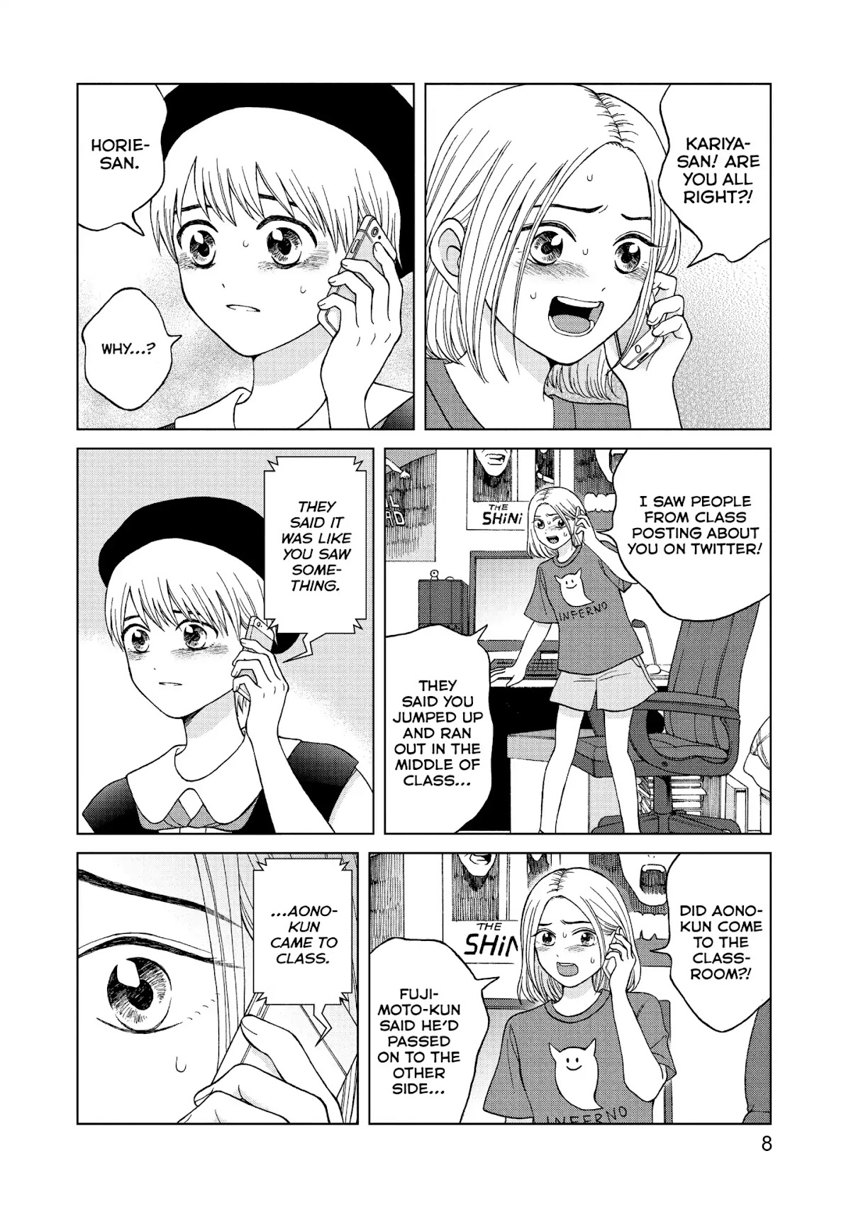 I Want to Hold Aono-kun so Badly I Could Die Chapter 11 page 8 - Chapter 11: Recovery