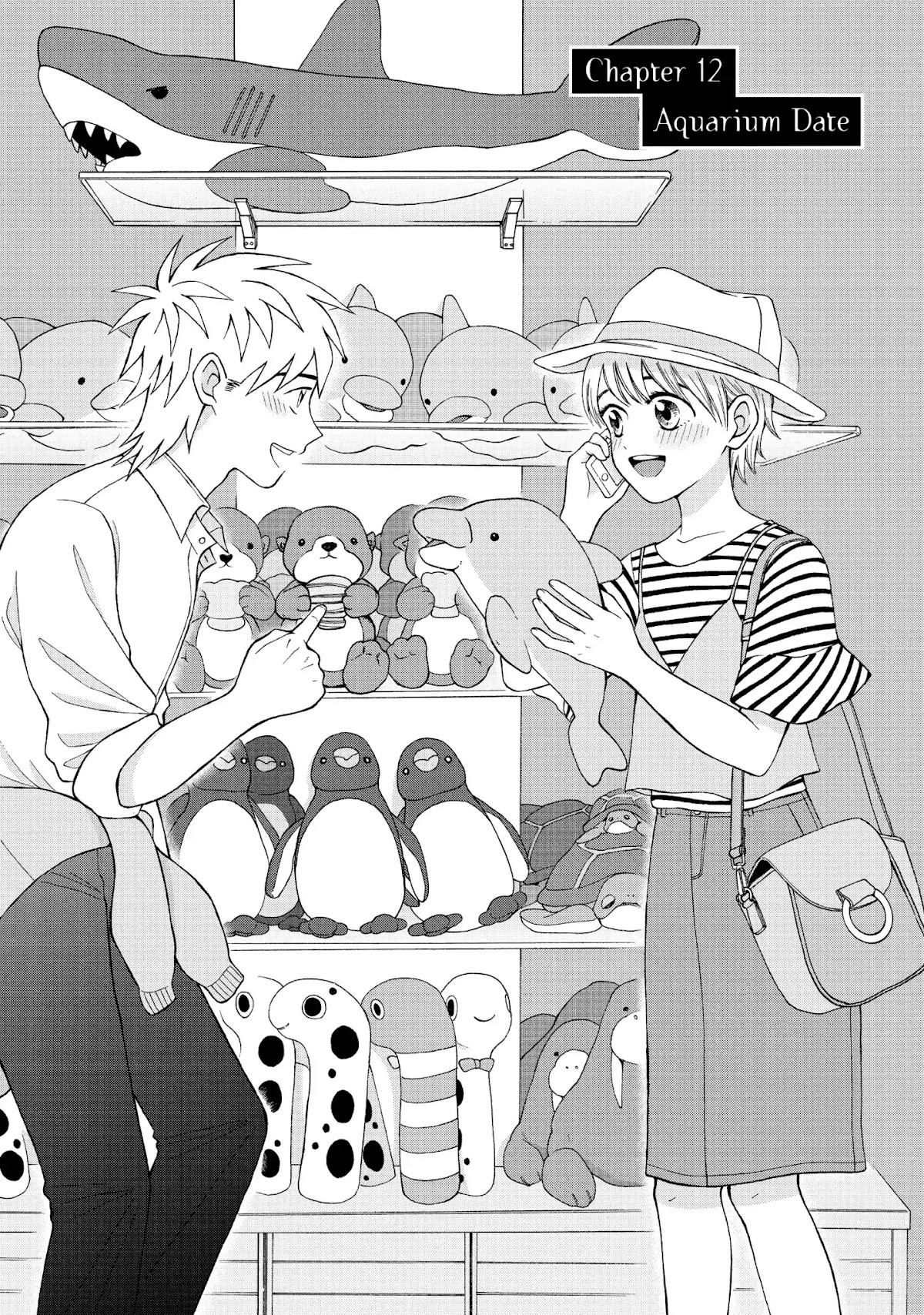 I Want to Hold Aono-kun so Badly I Could Die Chapter 12 page 1 - Chapter 12: Aquarium Date
