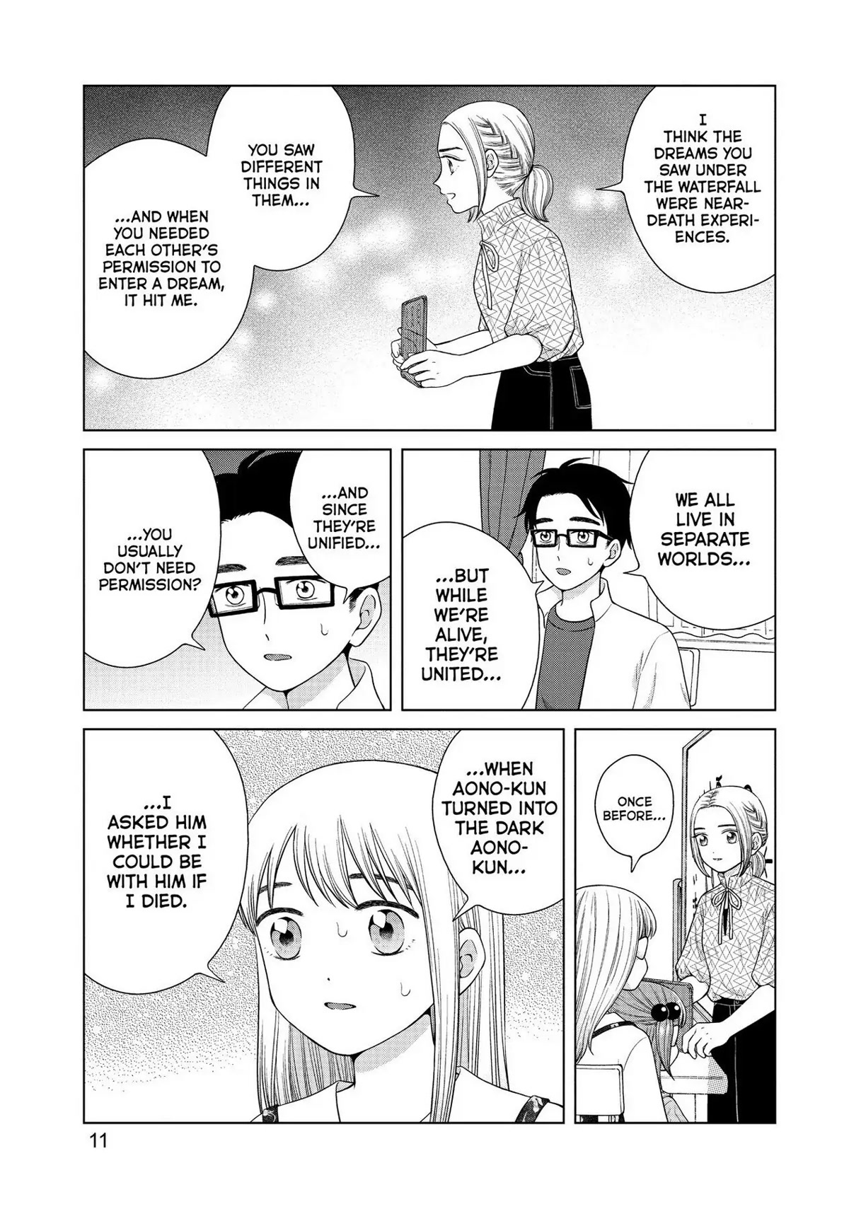 I Want to Hold Aono-kun so Badly I Could Die Chapter 38 page 12 - Chapter 38: Separate Worlds (Combine with chapter 39)