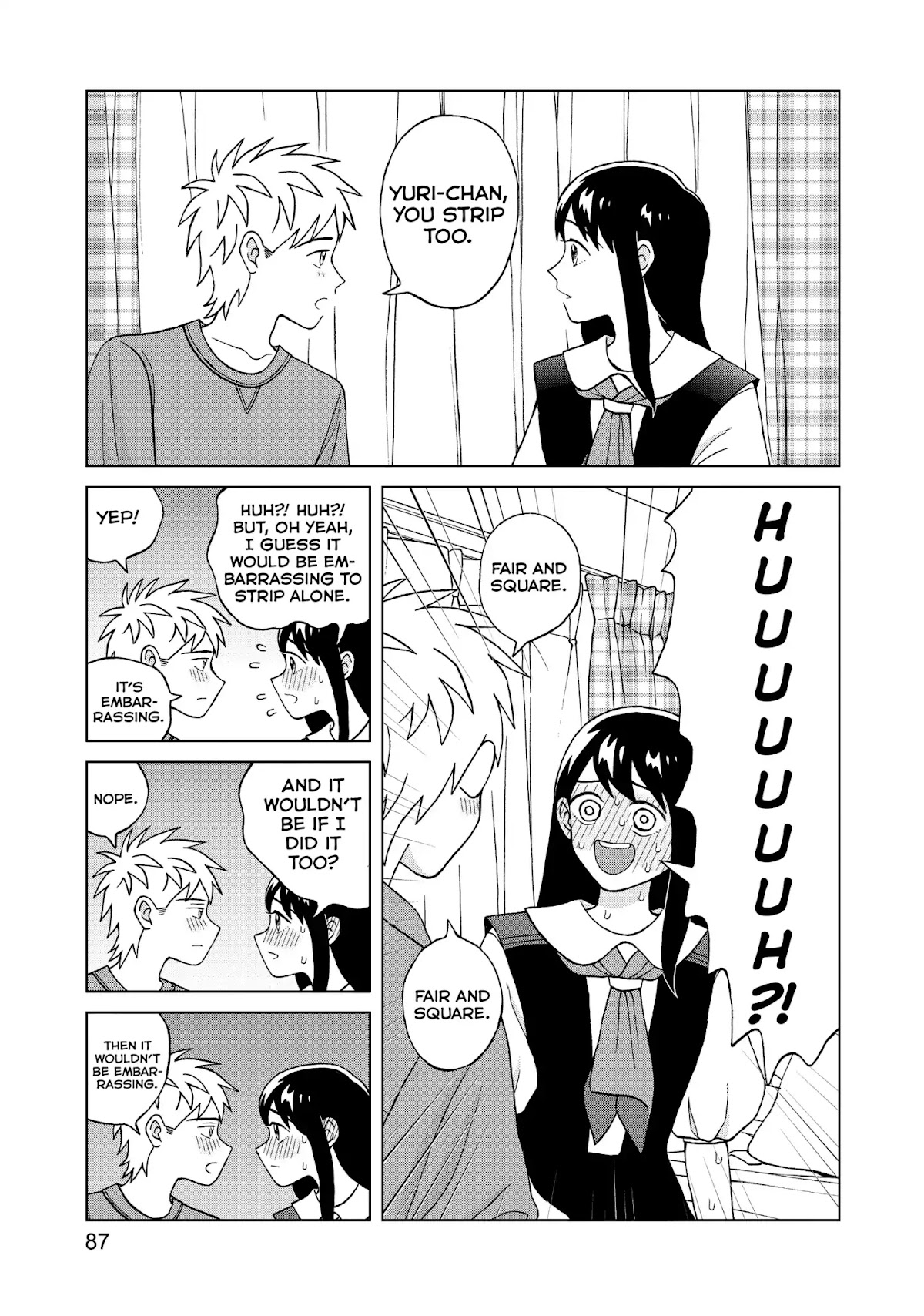 I Want to Hold Aono-kun so Badly I Could Die Chapter 8 page 11 - Chapter 8: Undressing