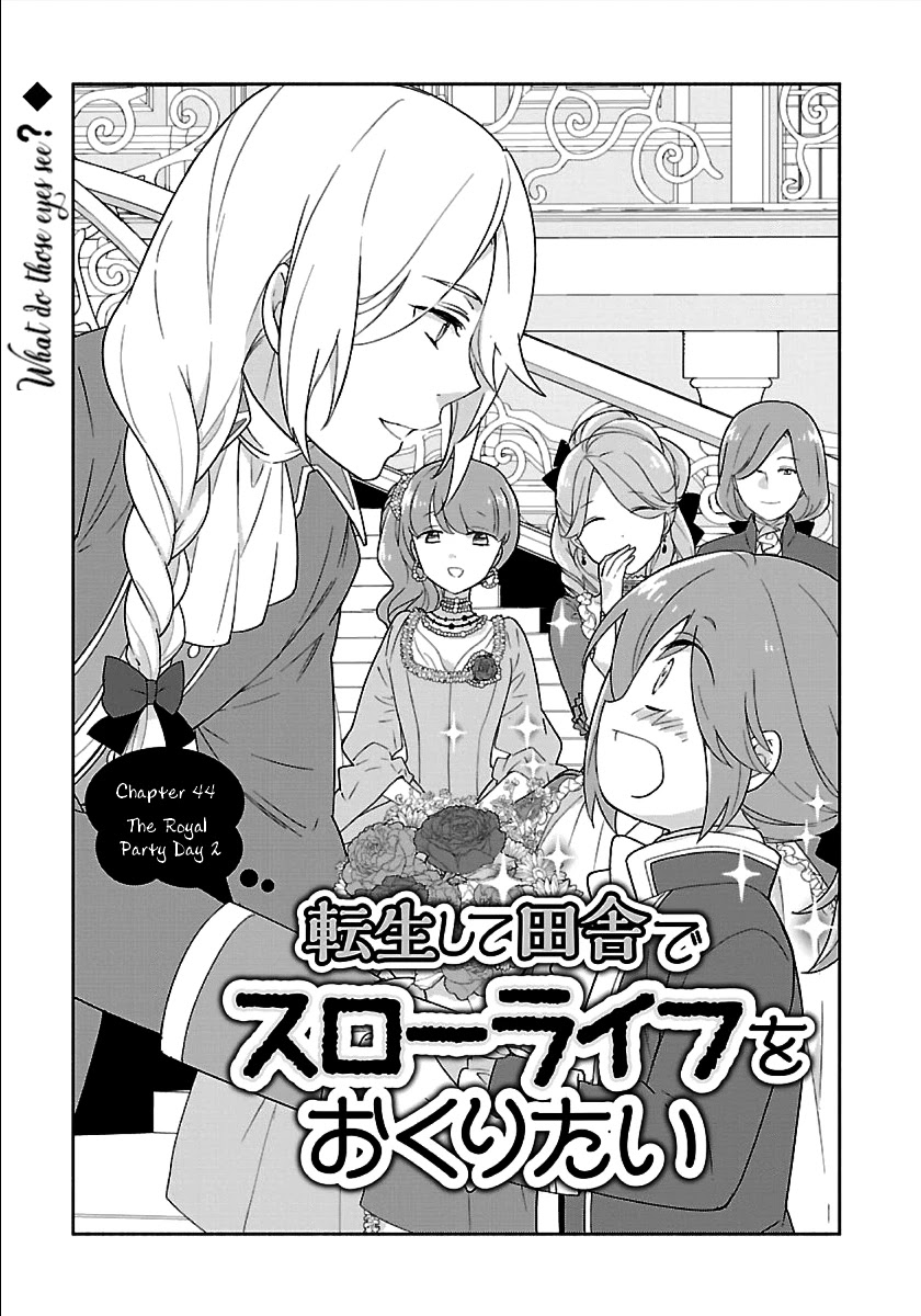 I Want to Live a Slow Life in the Countryside After Reincarnation Chapter 44 page 1 - Chapter 44: The Royal Party Day 2