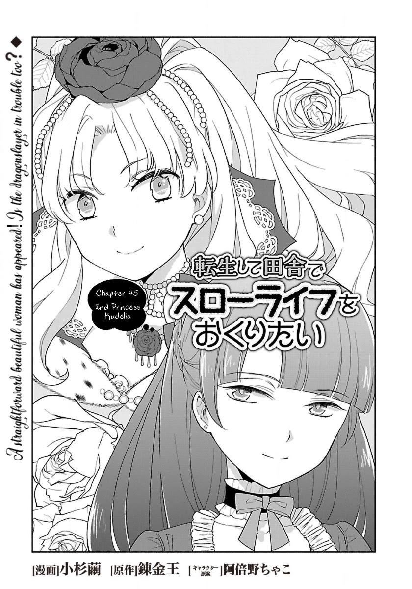 I Want to Live a Slow Life in the Countryside After Reincarnation Chapter 45 page 1 - Chapter 45: Second Princess Kudelia