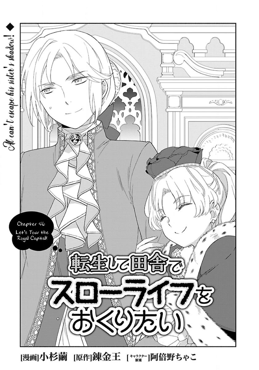 I Want to Live a Slow Life in the Countryside After Reincarnation Chapter 46 page 1 - Chapter 46: Let's Tour the Royal Capital!
